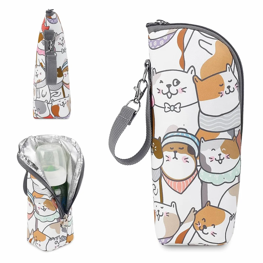 1 Pezzo Porta Biberon Termico Borsa Termica Con Strato Isolante,Borsa Da Viaggio Portatile Per Biberon Appeso Latte Materno Acqua Stoccaggio Sacchetto Di Isolamento