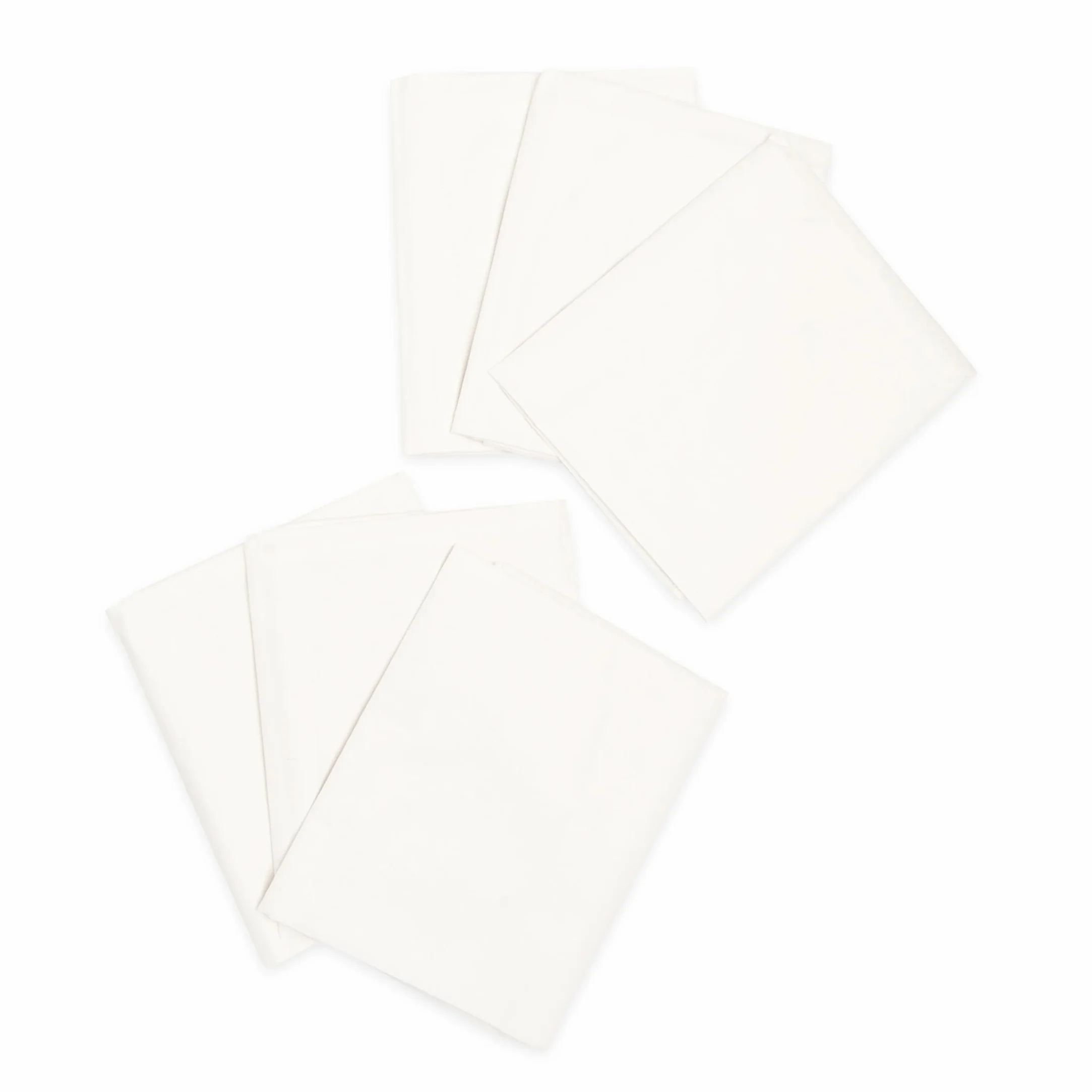 Set 6 Lenzuola Brandina Asilo 130 x 53 cm con Elastici – 100 % Cotone Traspirante, Lavabili & Asciugabili, Vestibilità Perfetta per Nido & Scuola Materna - Colore bianco
