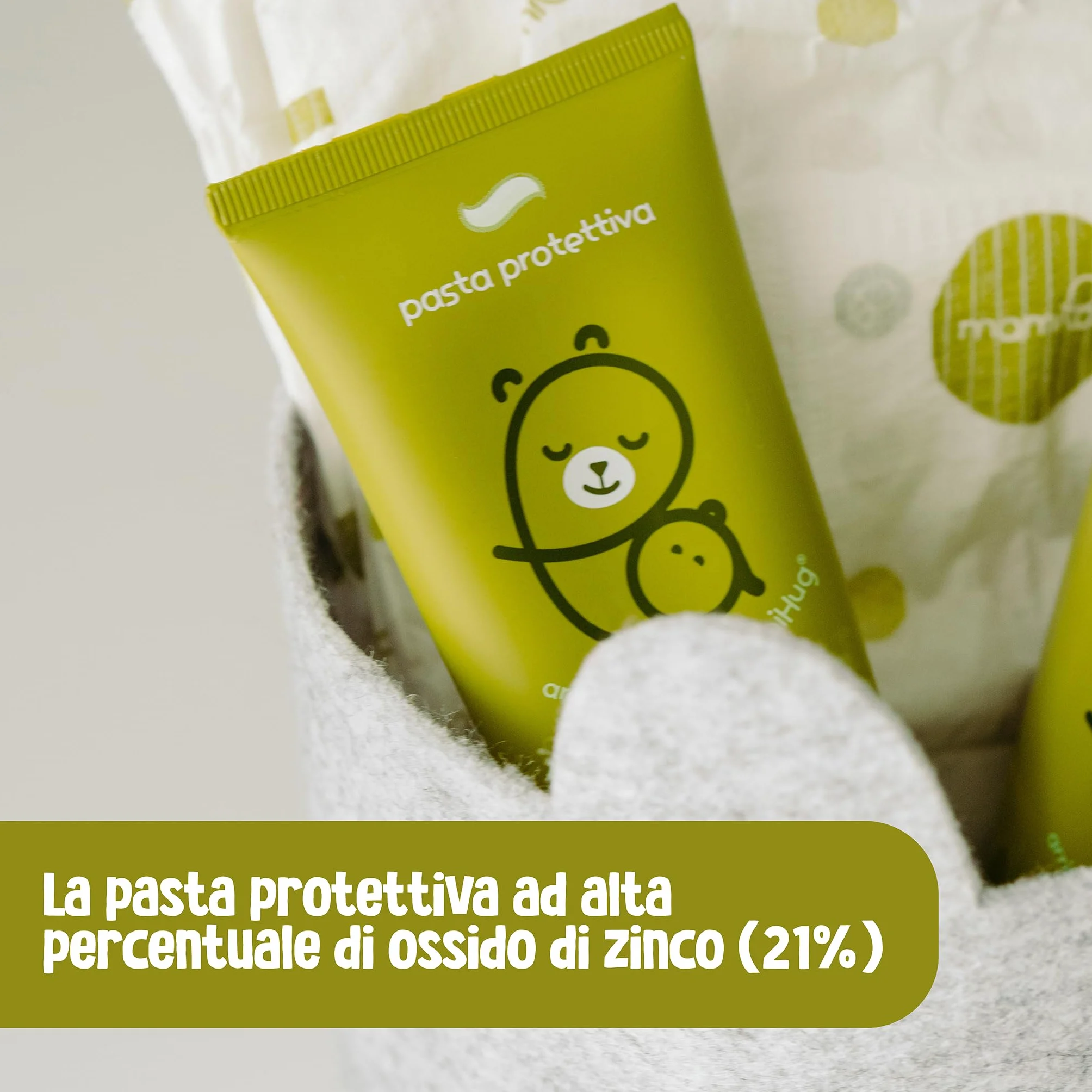 Mamila Set Completo per la Cura del Bambino, 7 Prodotti Essenziali MamiHug, Include Shampoo, Bagnetto, Detergente, Pasta Protettiva, Crema Idratante, Polvere d'Amido, Olio Emolliente