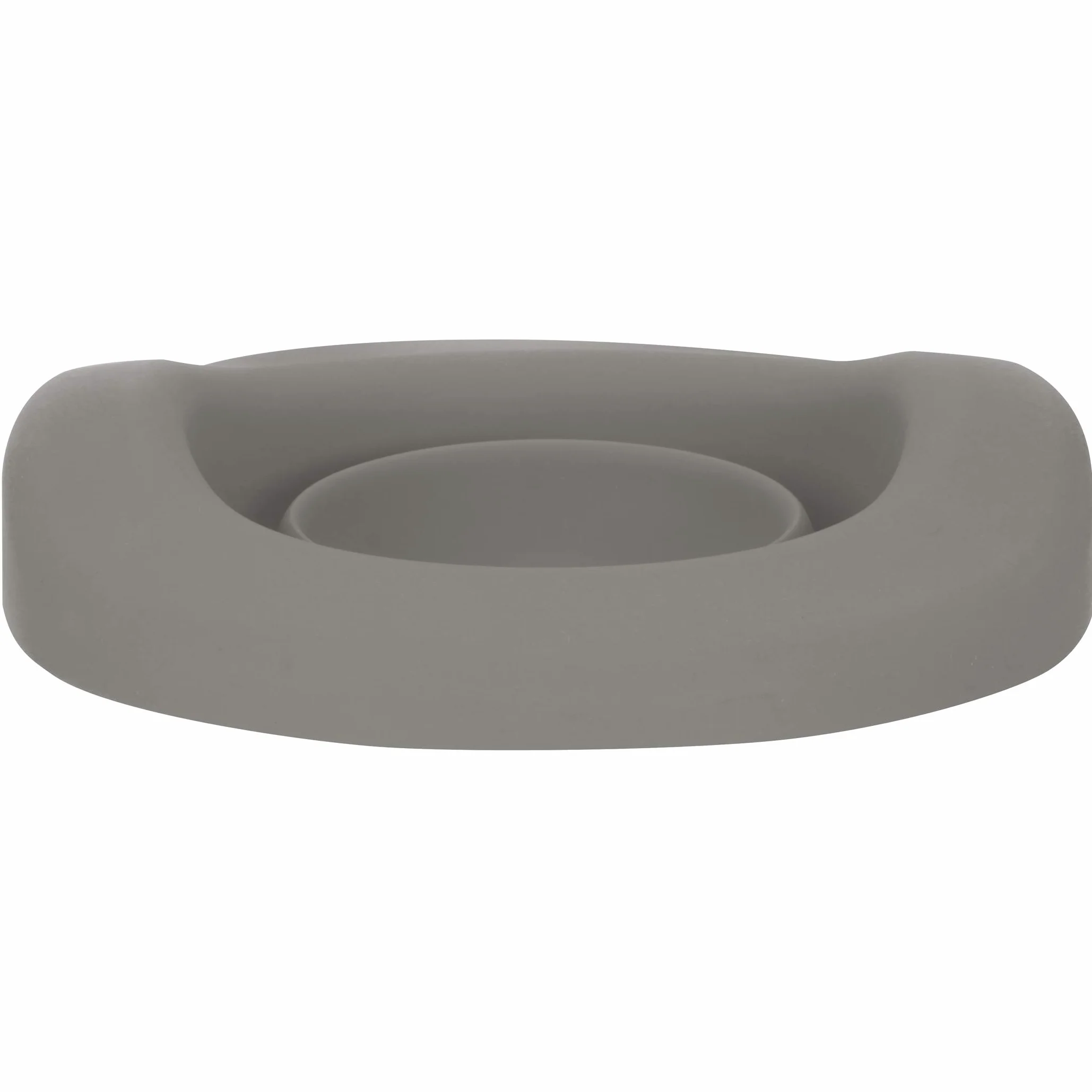 POTETTE PLUS - Vasetto da viaggio, riduttore per WC, vaso di casa grazie alla ricarica morbida e 10 ricariche usa e getta (grigio chiaro)