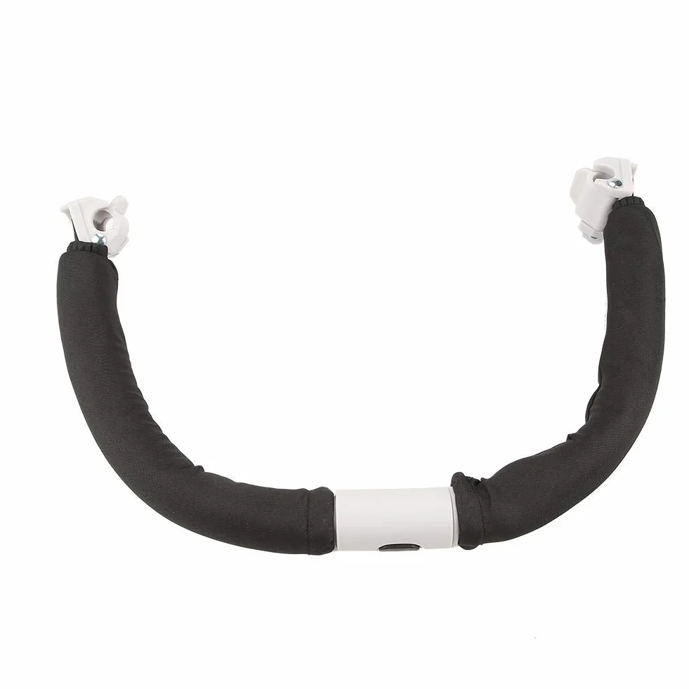 Generico Maniglia del Passeggino Regolabile Staccabile Carrello per Bambini Impugnatura del Paraurti Bracciolo per Passeggino Accessori per Passeggini Dispositivo di Protezione (Black)