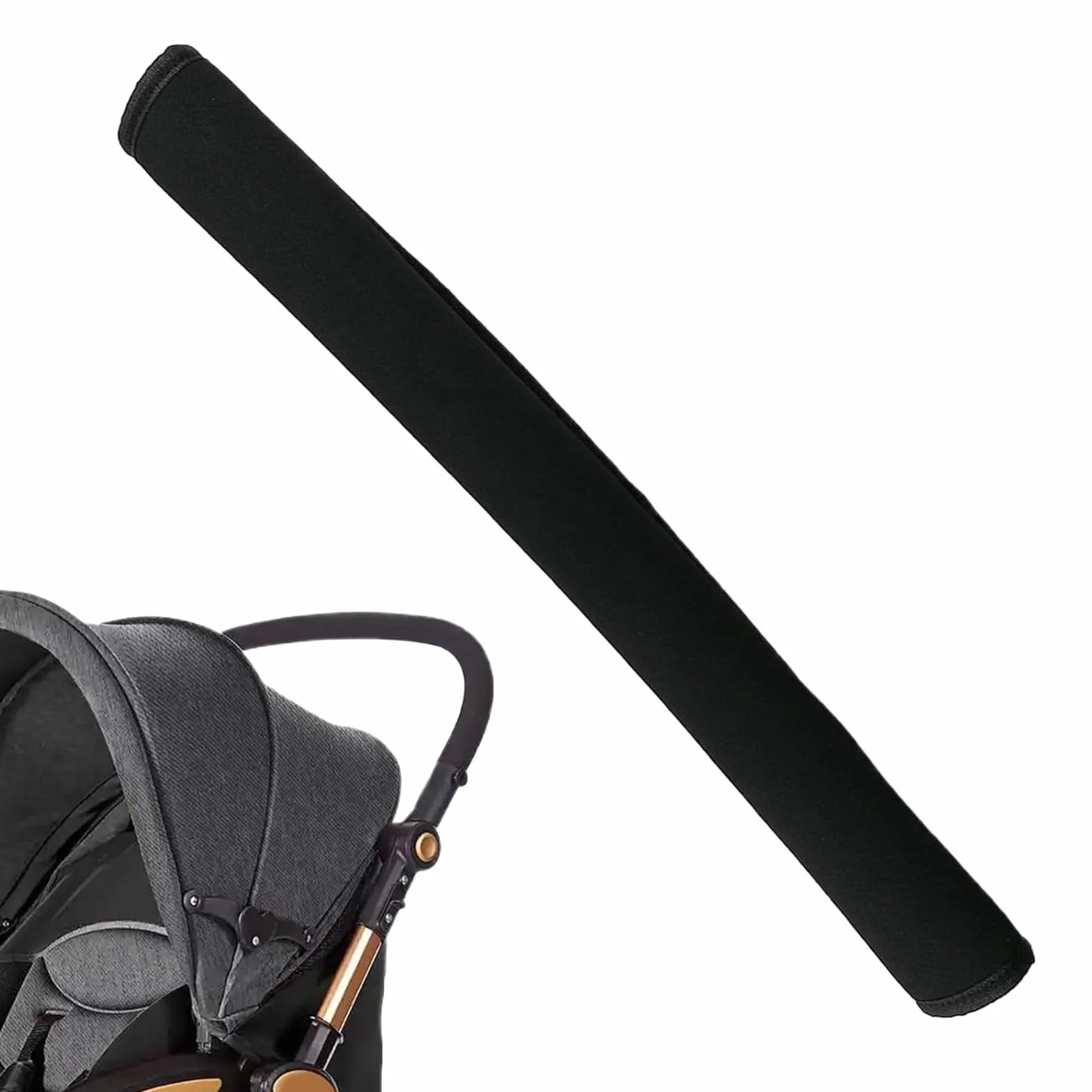 Avvolgimento Per Maniglia Per Passeggino - Protezione Rimovibile Per Maniglie Per Carrozzina, Copertura Antipolvere 48x16x1 Cm, Involucri Protettivi Morbidi, Accessorio Per Passeggini Per Bambini All'