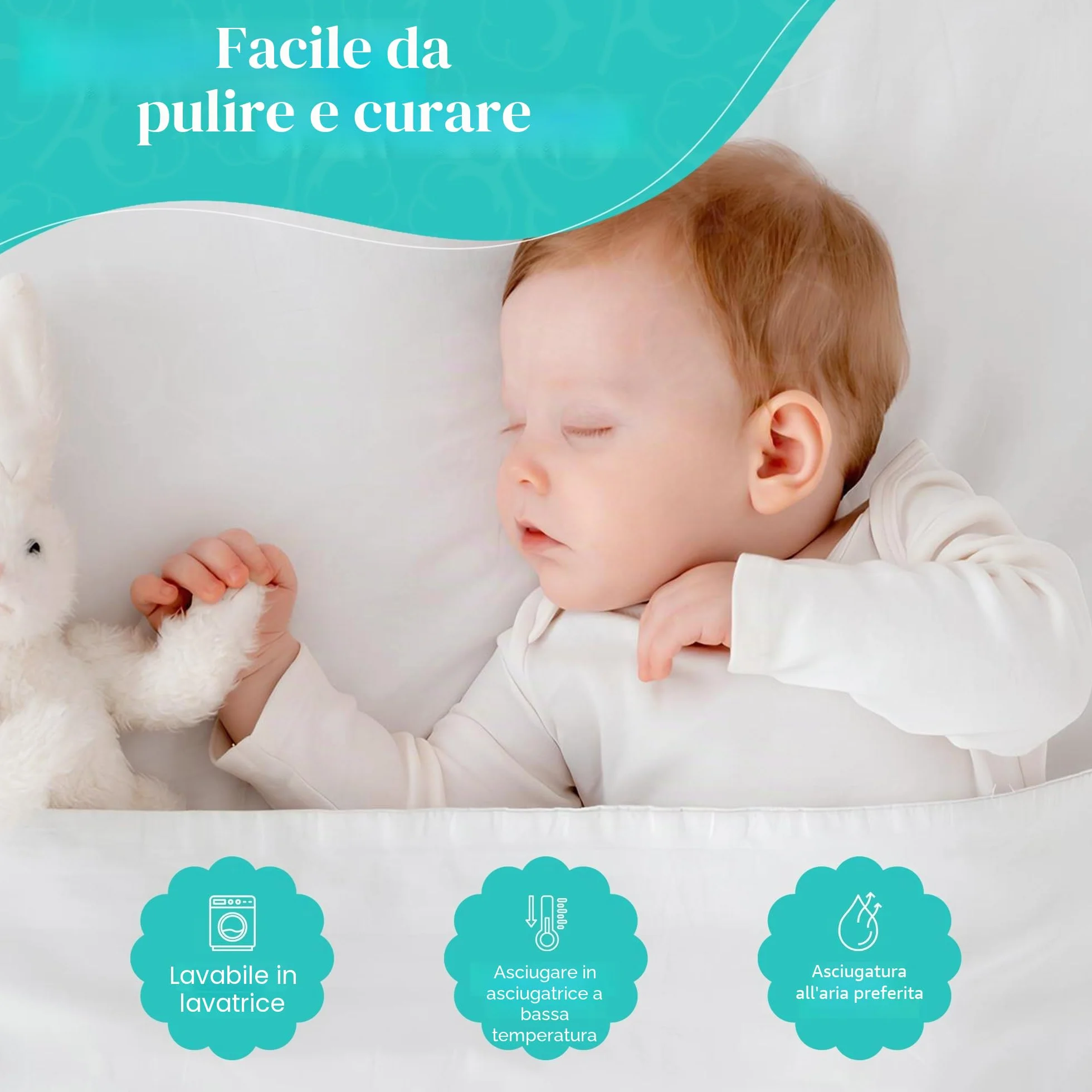 Confezione da 2 lenzuola con angoli elasticizzati per culla Next2Me in 100% jersey di cotone – compatibile con Next2Me (50 x 85 cm) confezione da 2 bianco