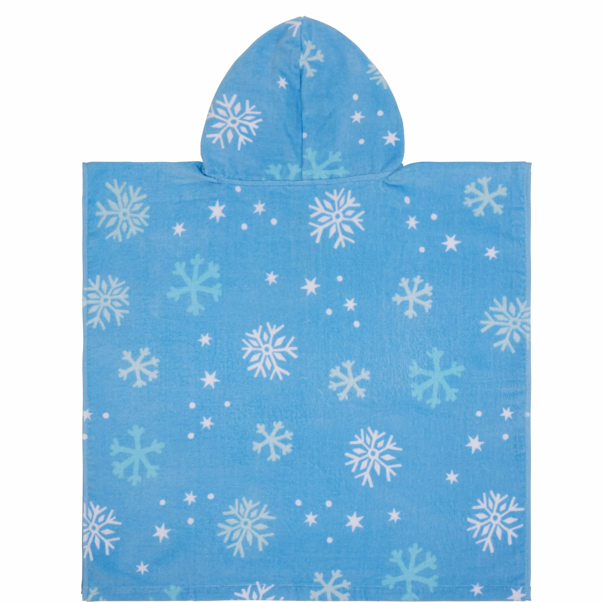 Disney Frozen La Regina dei Ghiacci, Elsa, Poncho da Bagno per Bambini, Asciugamano da Spiaggia per Bambini Teli Mare Accappatoio con Cappuccio per Ragazze