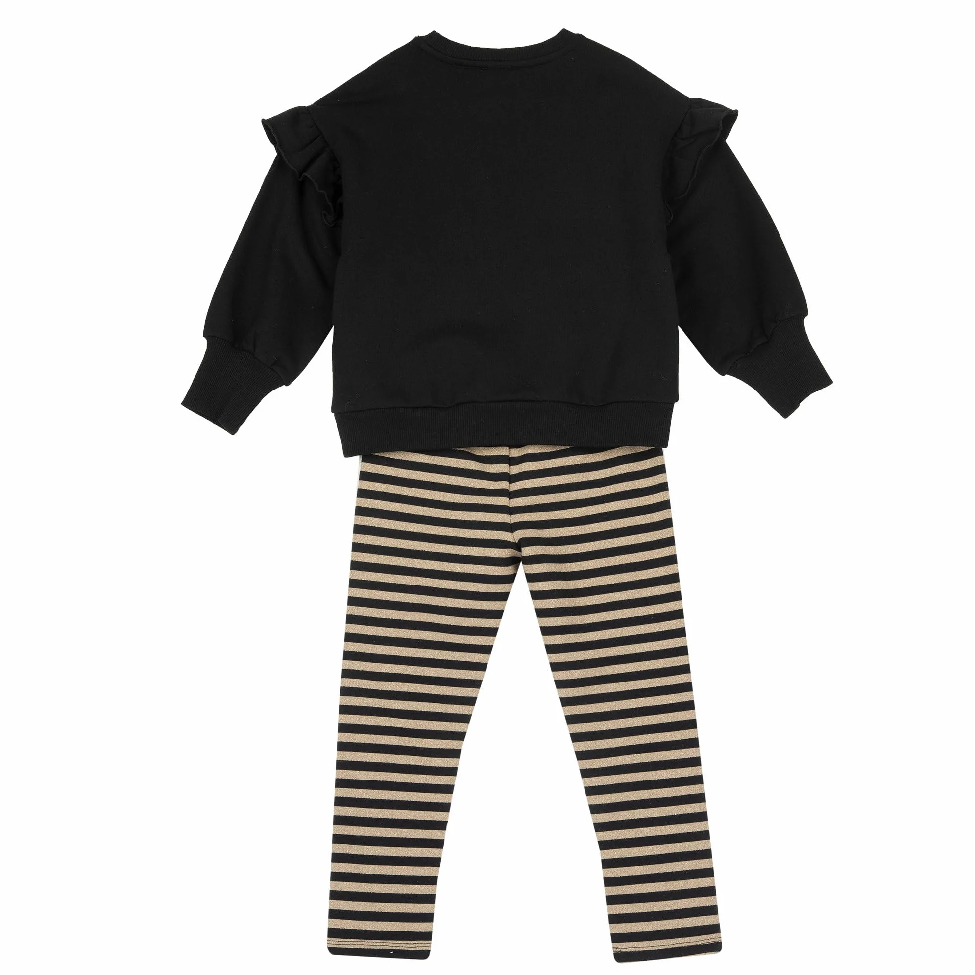 Chicco, Completo Bambina con Felpa e Leggings, in Caldo e Morbido Tessuto Felpato, Abbigliamento Bambina, Designed in Italy