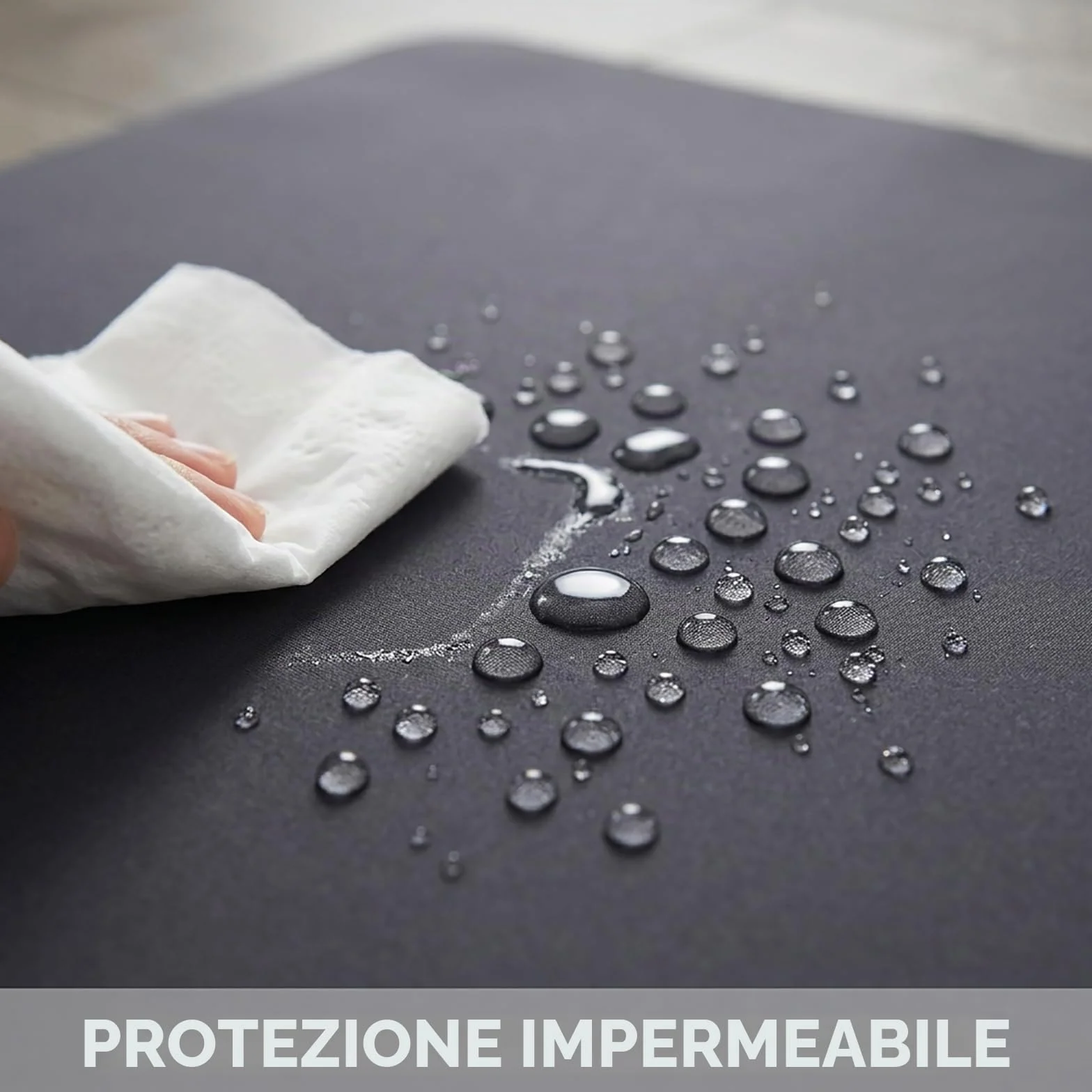 WOMUMON - Tappetino per lo svezzamento sotto il seggiolone, per attività artistiche e artigianali, lavabile, impermeabile, antiscivolo, protegge il pavimento dagli schizzi e dalle fuoriuscite, per