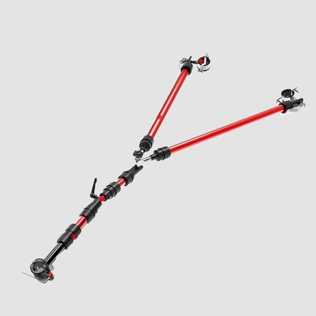 Connettore Hitch Del Rimorchio Della Bici Di Lega, Barra Di Traino Pieghevole Per Il Campeggio.Collegamento Sicuro Si Adatta Alla Maggior Parte Delle Bici, Carico Massimo 50kg.Facile Installare L'adat