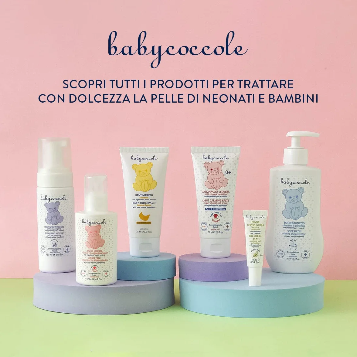 Babycoccole BABY GEL MASSAGGIO con Olio di Mandorla per Neonati e bambini. Idratante e Rilassante. Dermatologicamente Testato, Per Pelli delicate. Ingredienti Puri, Naturali di Origine Vegetale - 75ml