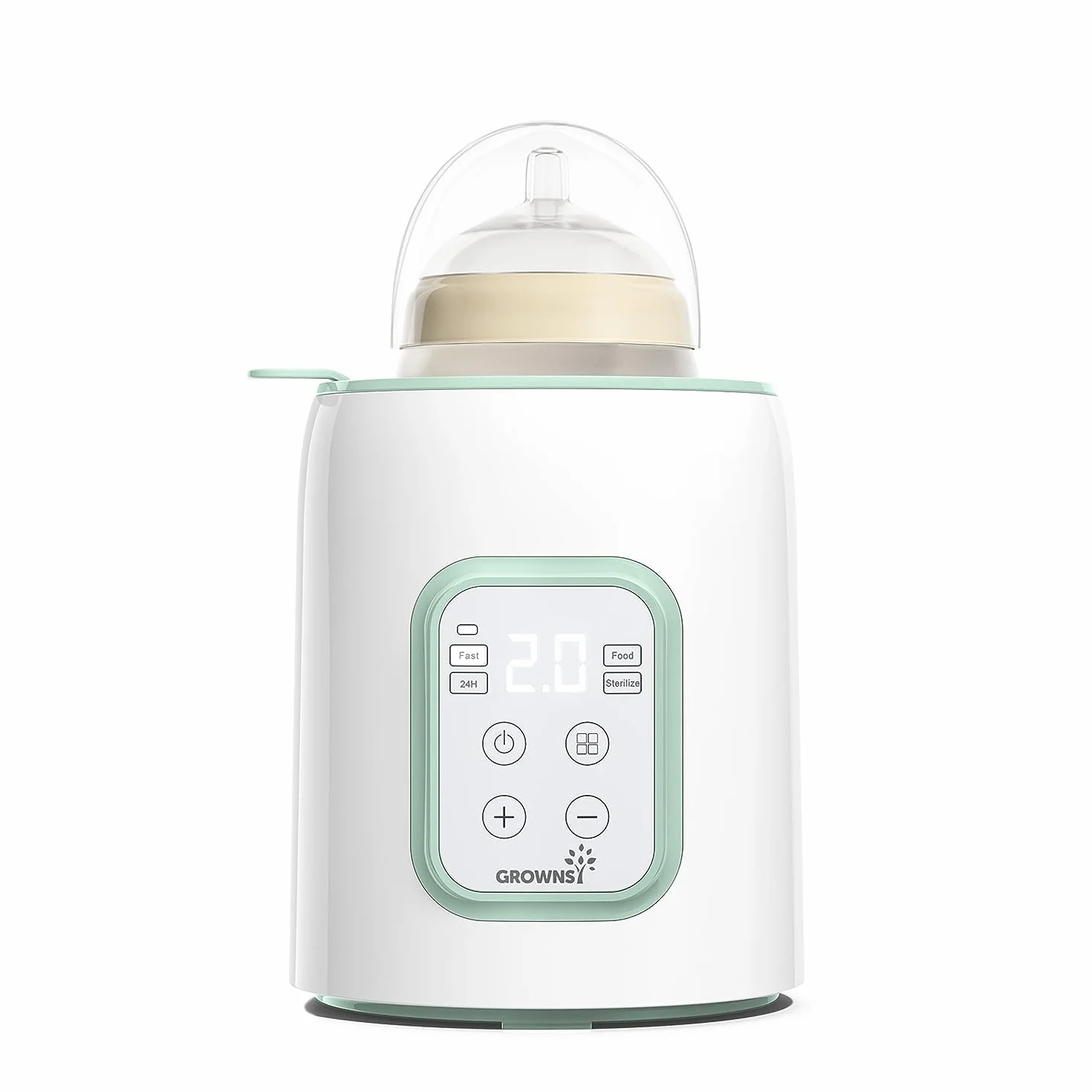 Scaldabiberon, Sterilizzatore Biberon 8 in 1 lcd Controllo Accurato Della Temperatura Per Latte Materno,Riscaldatore Di Alimenti Per Bambini Veloce e Scongelamento Scalda Senza Bpa Con Display