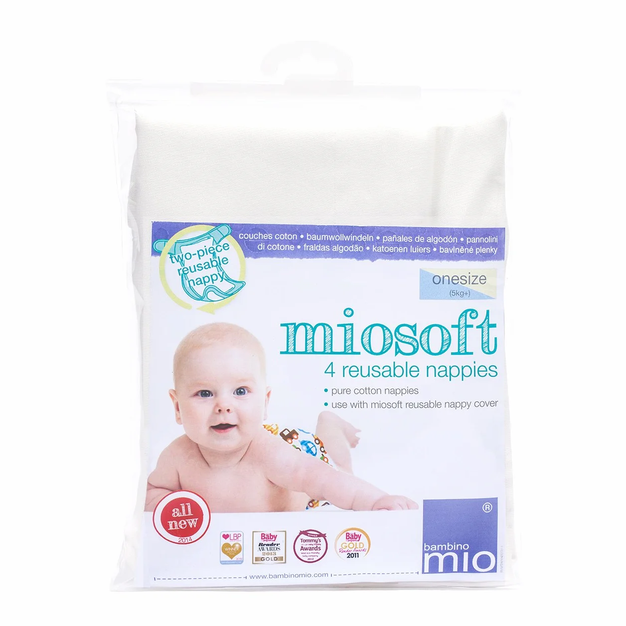 Bambino Mio, Mioduo Pannolino Lavabile In Due Pezzi Ecologico Privo di Sostanze Chimiche