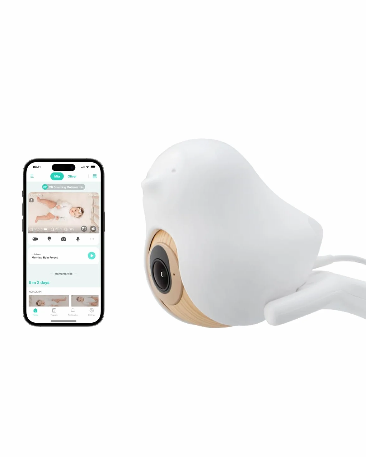 CuboAi Smart Baby Monitor 3 Floor Stand