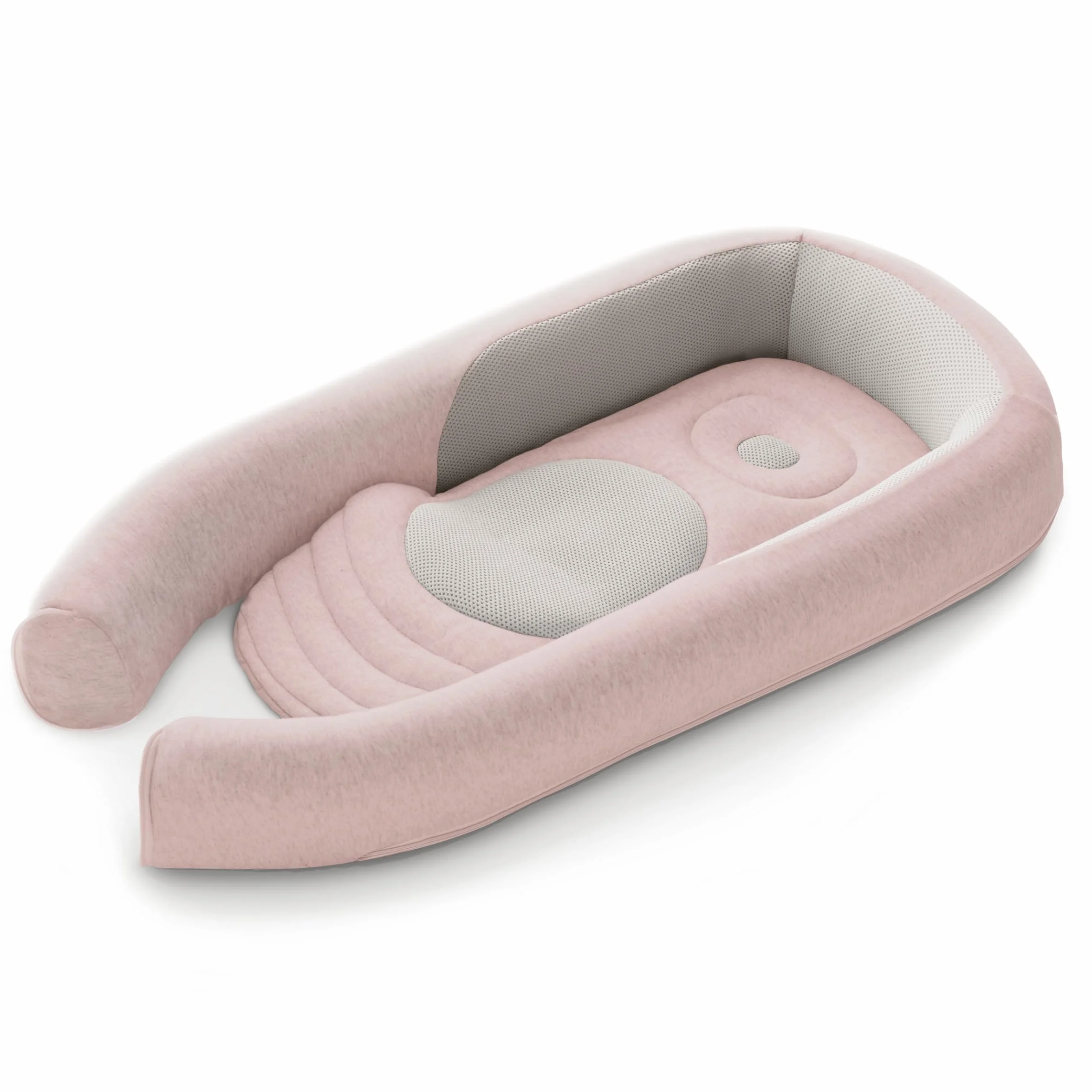 Inglesina Welcome Pod Baby Nest Ergonomico 0-8 Mesi, Riduttore Lettino Traspirante in bambù e Cotone, Sfoderabile e Lavabile, Delicate Pink