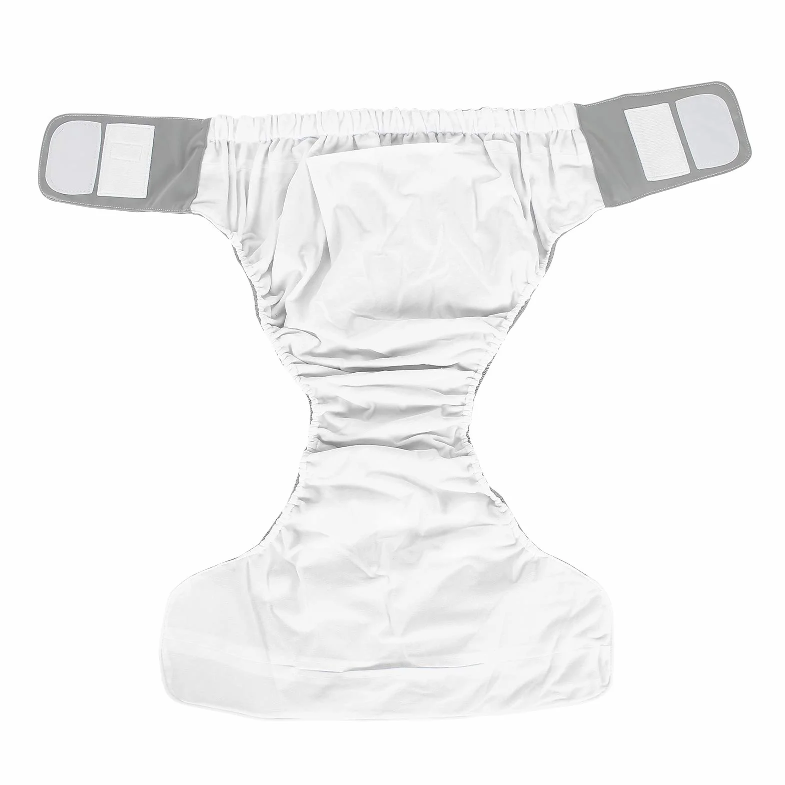 Pannolini per adulti, pantaloni per pannolini per incontinenza per adulti, articoli per l'igiene dell'incontinenza pannolino lavabili, riutilizzabili e regolabili per anziani(Grigio)