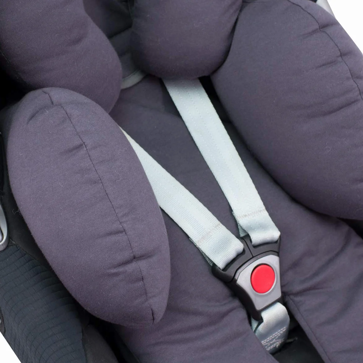 JYOKO KIDS Riduttore Antiallergico universale per Ovetto, Passeggino, Navicella 100% cotone (Marengo, Supporto per testa e corpo)