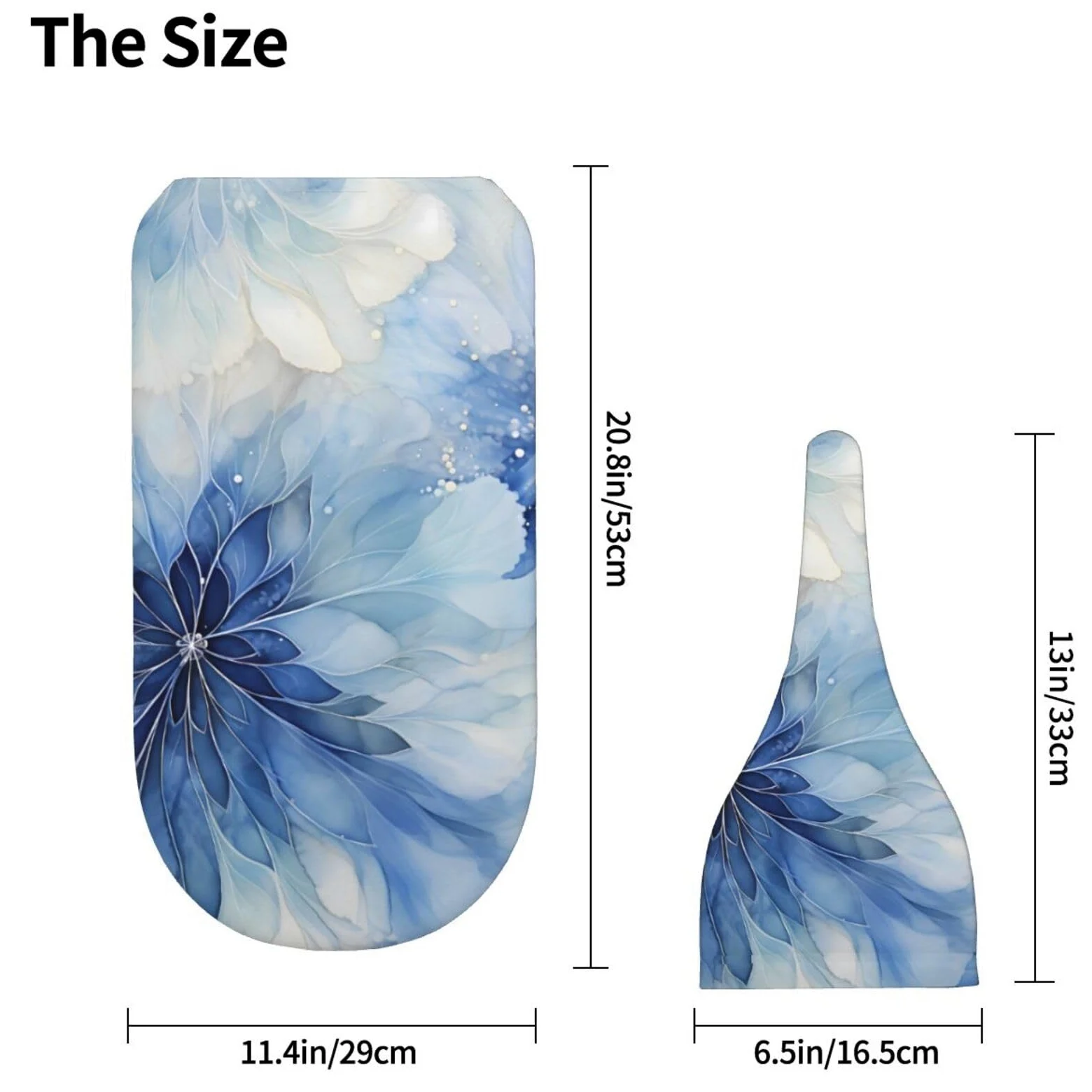 3d fiori Swaddle coperta e cappello set per neonati avvolgente accogliente per neonati bambino comfort 29x53 cm
