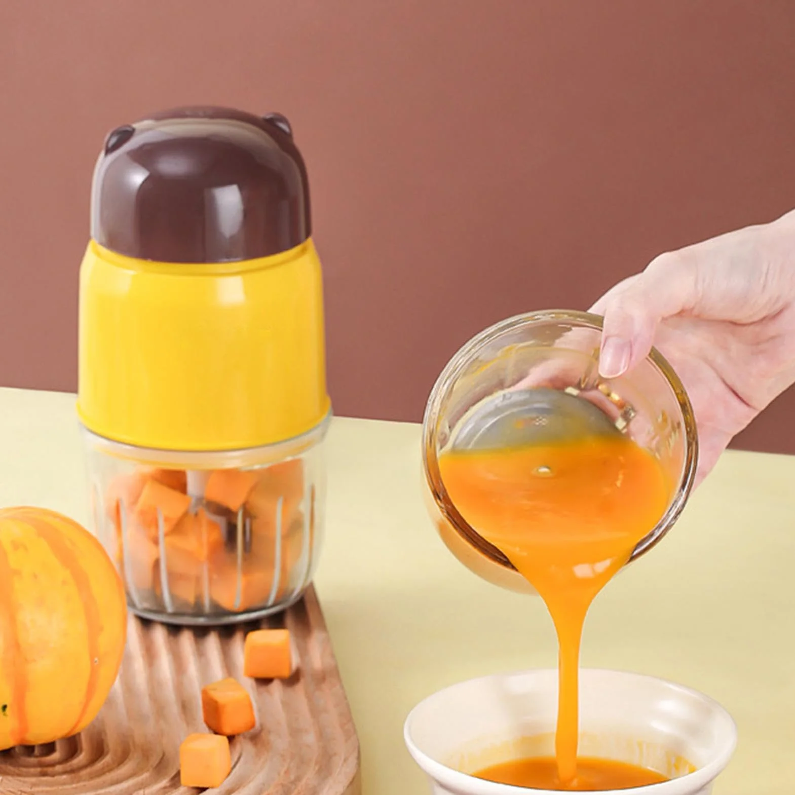 Creatore di alimenti per bambini | Robot da cucina multiuso | Robot da cucina automatico, miscelatore per alimenti staccabile, miscelatore per alimenti, robot da cucina , produttore di alimenti
