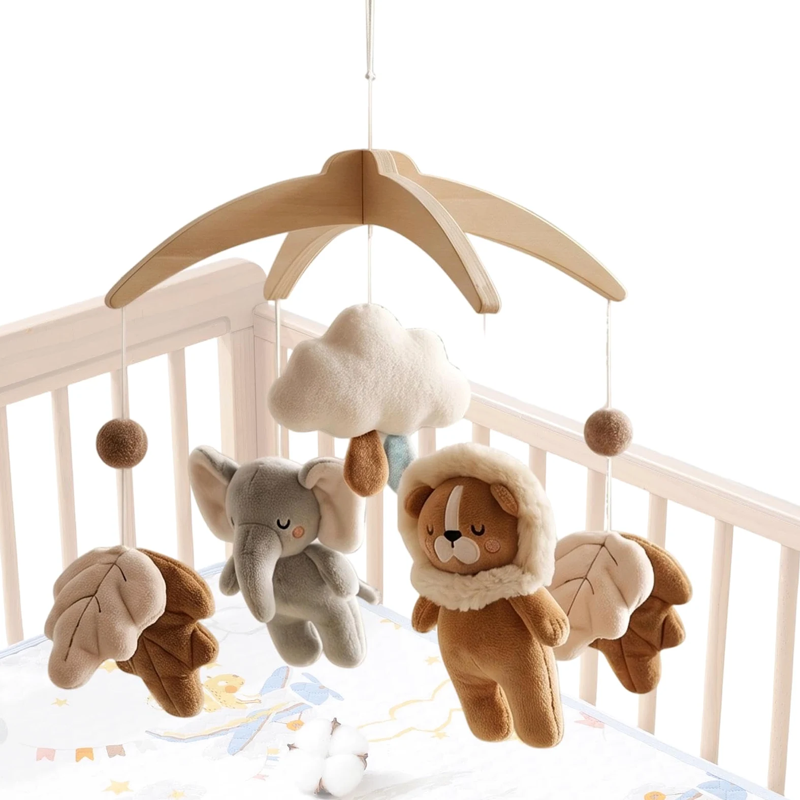 Lettino mobile per bambini, giocattolo di peluche per passeggino, per | Mobile rilassante per lettino, per ragazze, casa, camera da letto, soggiorno, sala giochi, asilo, dormire, viaggi