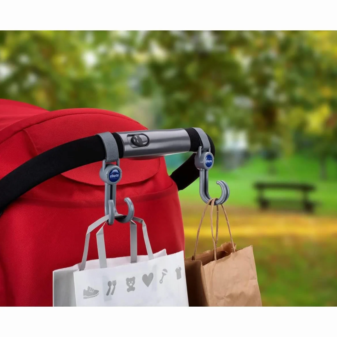 Chicco Ganci Universali per Passeggino, Grigio