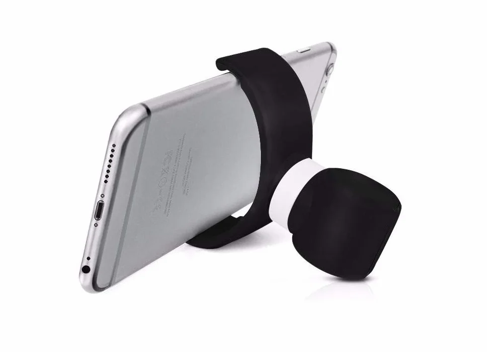 Supporto universale per cellulare per passeggino, per smartphone con schermo fino a 7,5", colore: nero
