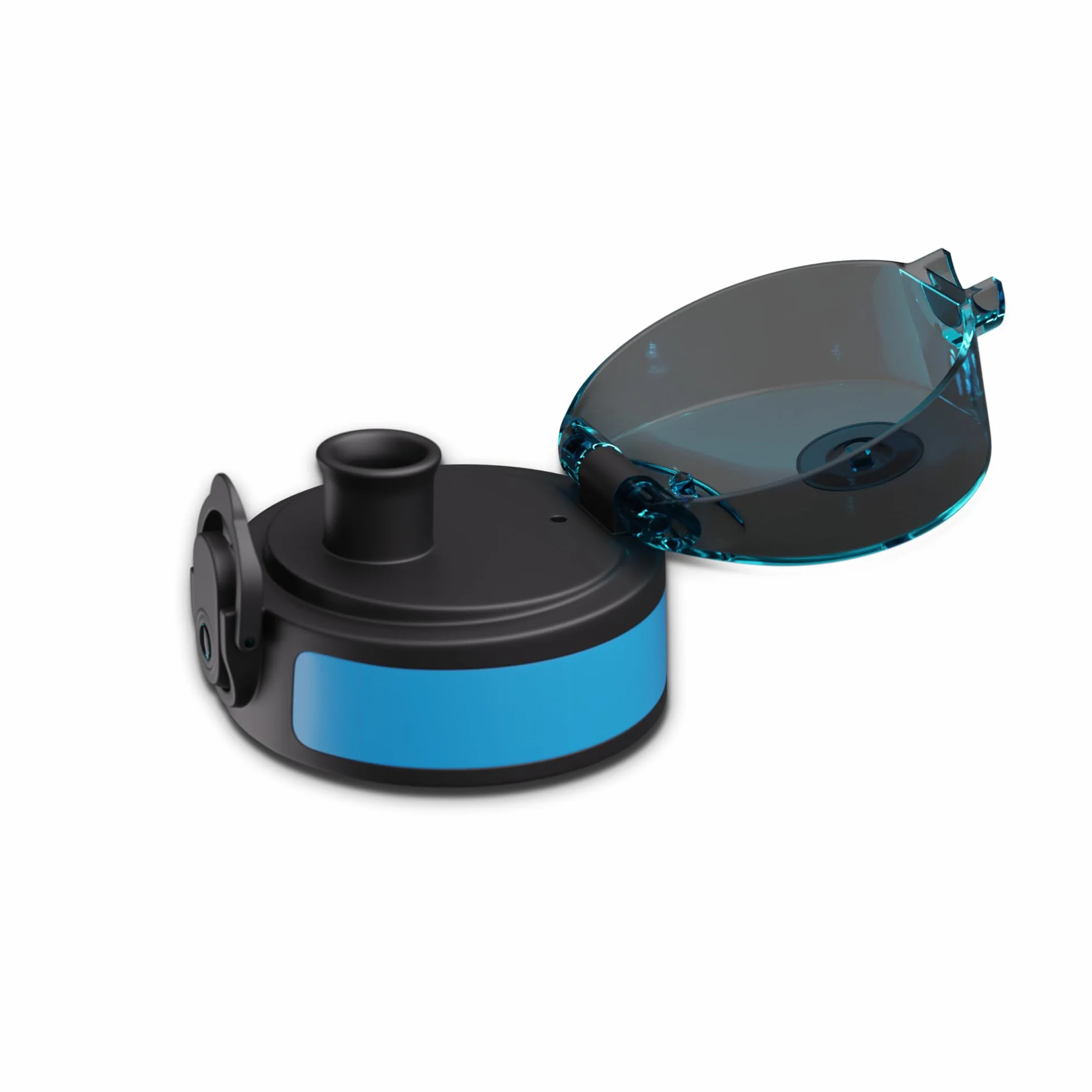 schmatzfatz Tappo per Borraccia – Coperchio di Ricambio Senza BPA con Cannuccia in Silicone, Chiusura a Prova di Perdite per Biberon 500ml, Facile da Pulire, Lavabile in Lavastoviglie, Blue Bees