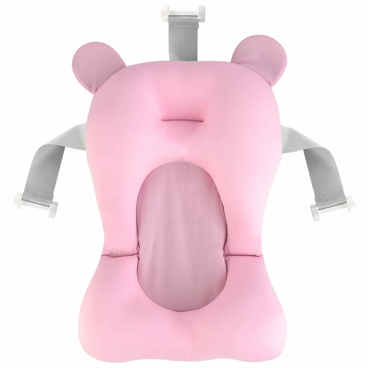 Josopa Imbottitura per Vasca da Bagno per Bambini e Neonati, Antisdrucciolo, Cuscino e Lettino Galleggiante per Baby Shower