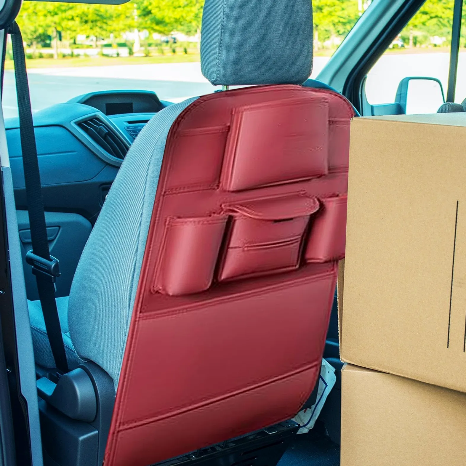 Generico Organizzatore Schienale Auto Tasca Impermeabile Archiviazione | Organizzatore da Auto per Sedile Posteriore Per Auto SUV Furgone Viaggio Camping Guida Lunga Distanza Avventura All'Aperto