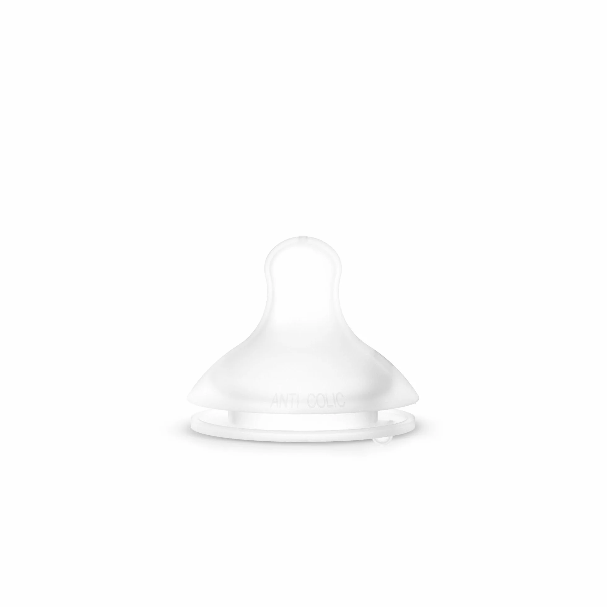Suavinex 307388, Confezione 2 Tettarelle Simmetriche in Silicone SX Pro, Flusso Denso per Latte o Liquidi Densi, 6 Mesi, con Sistema Anticoliche