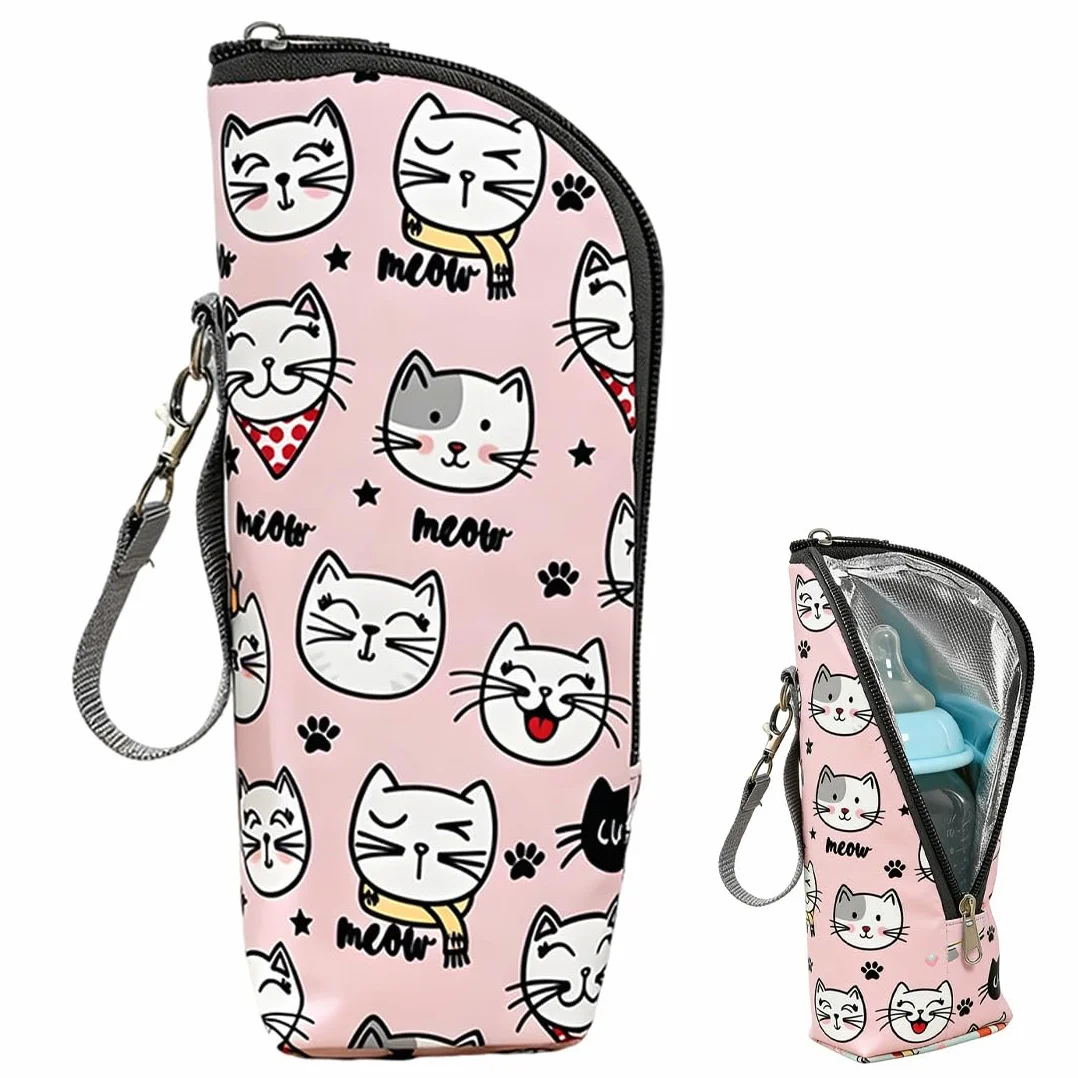 1 Pezzo Porta Biberon Termico Borsa Termica per Biberon - Porta Biberon Portatile con Strato Isolante - Per Scorta Latte, Acqua e Viaggi