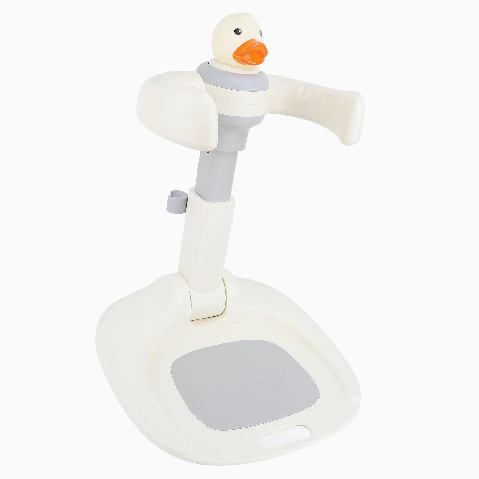 Dioche Supporto Bagno Pieghevole per Doccia per Bambini - Altezza Regolabile con Base Antiscivolo - Design Papera Cartone Animato - Supporto per Bagnetto per Bambini Piccoli - Ideale per il Bagnetto