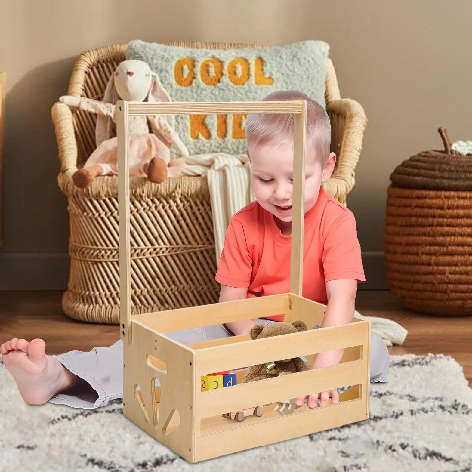 Armadio per baby shower per baby shower, cesto regalo per baby shower | Pratico cestino per la doccia per bambini. Armadio per casse per la doccia per bambini - Cassetta portaoggetti versatile