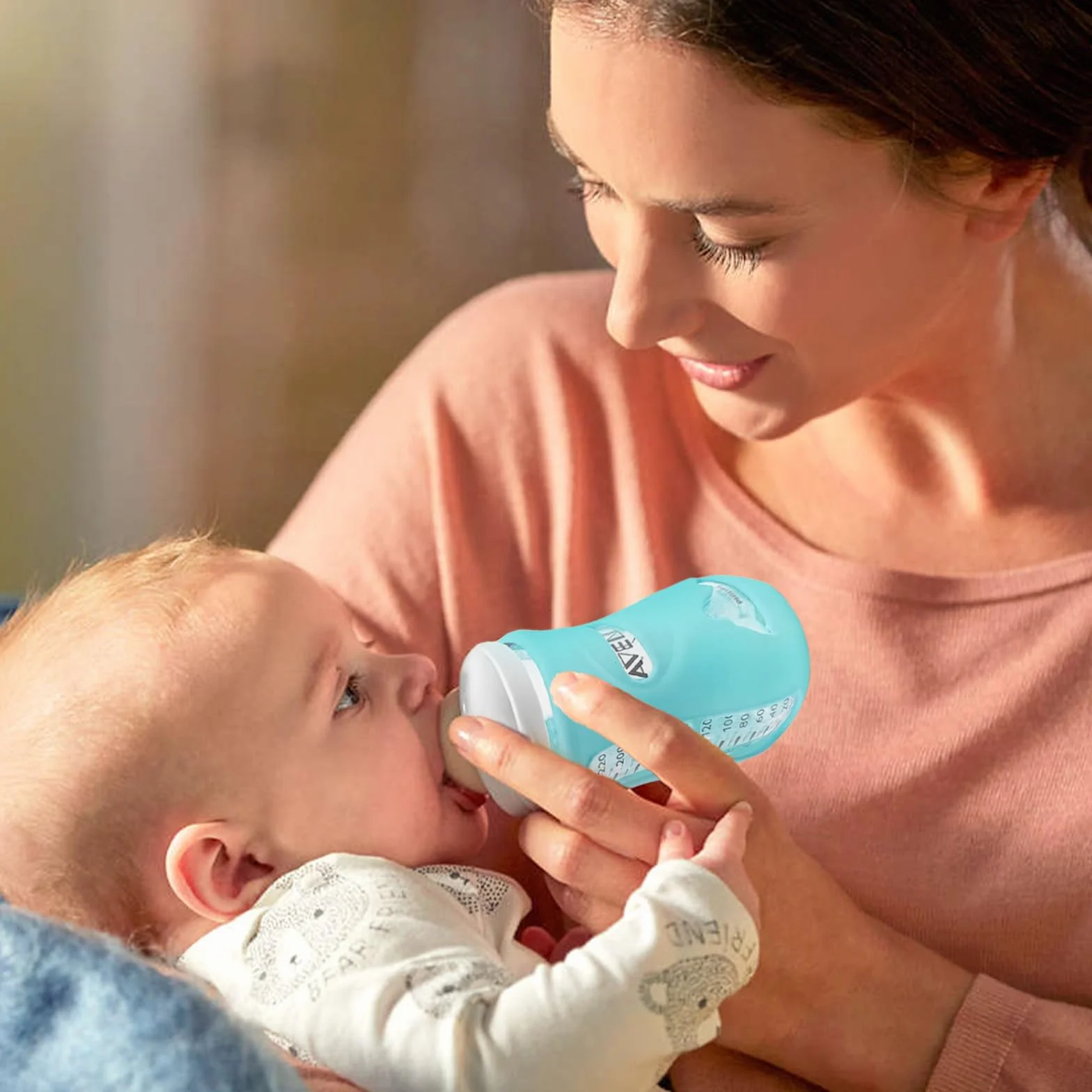 GADITIEK Confezione da 3 custodie in silicone per biberon Avent Natural, in vetro, infrangibili, compatibili con i biberon Philips Avent Natural, in vetro da 240 ml (240 ml)