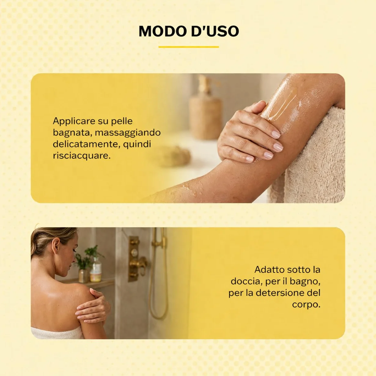VITAMINDERMINA Olio Detergente Restitutivo 250 ml – Detersione Corpo – Per Pelli Secche, Molto Secche, Sensibili, a tendenza atopica– Lenitivo e Antiprurito – Per Neonati, Bambini e Adulti