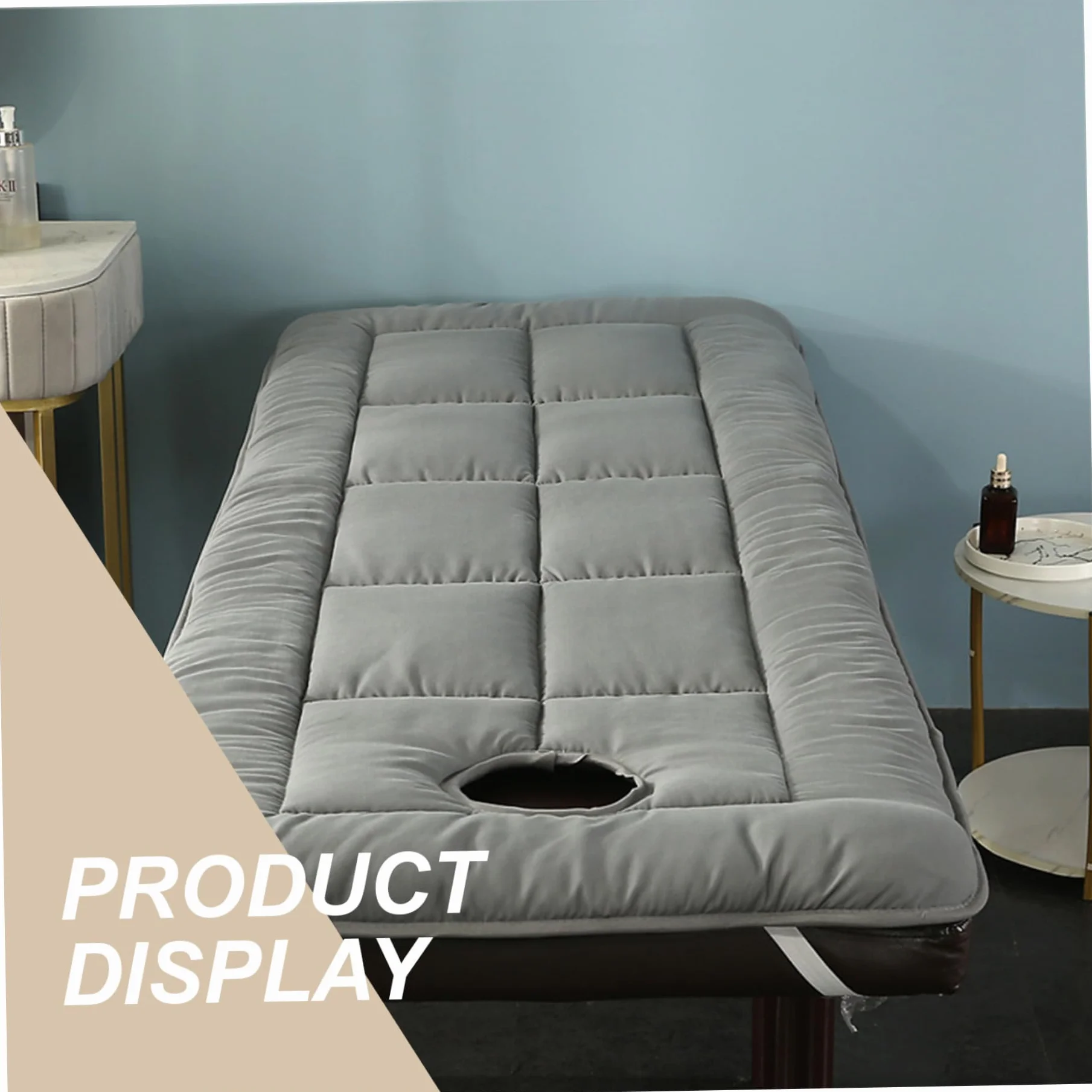 Materassino per lettino da massaggio, con foro per il viso, 74, 8x27, 6 pollici, spesso, per lettino da massaggio, morbido e confortevole, per centro estetico, spa, donna, forniture, materassino pe