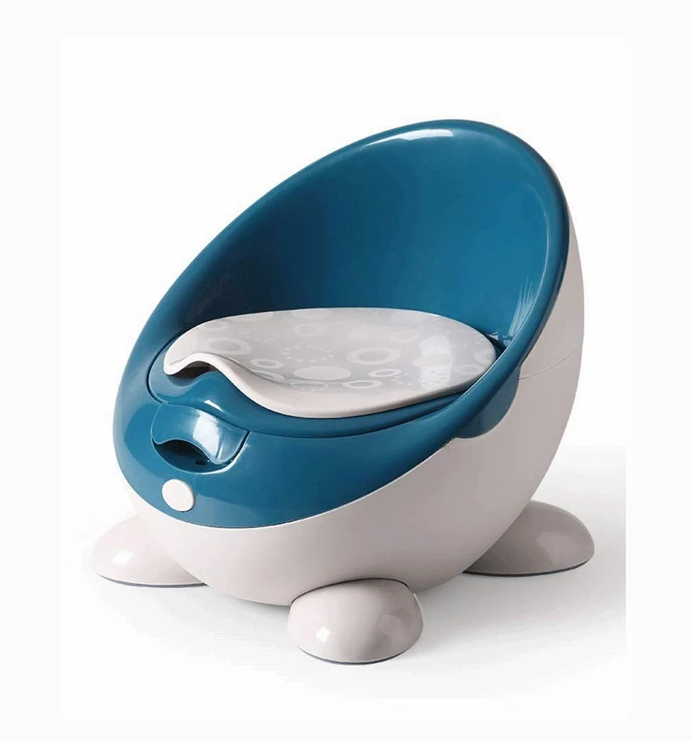 Sistema vasino Facile da Pulire e Facile da Usare Seduta di Allenamento Potty, aggiornare i Servizi igienici per Bambini Baby, Green (Color : Blue)