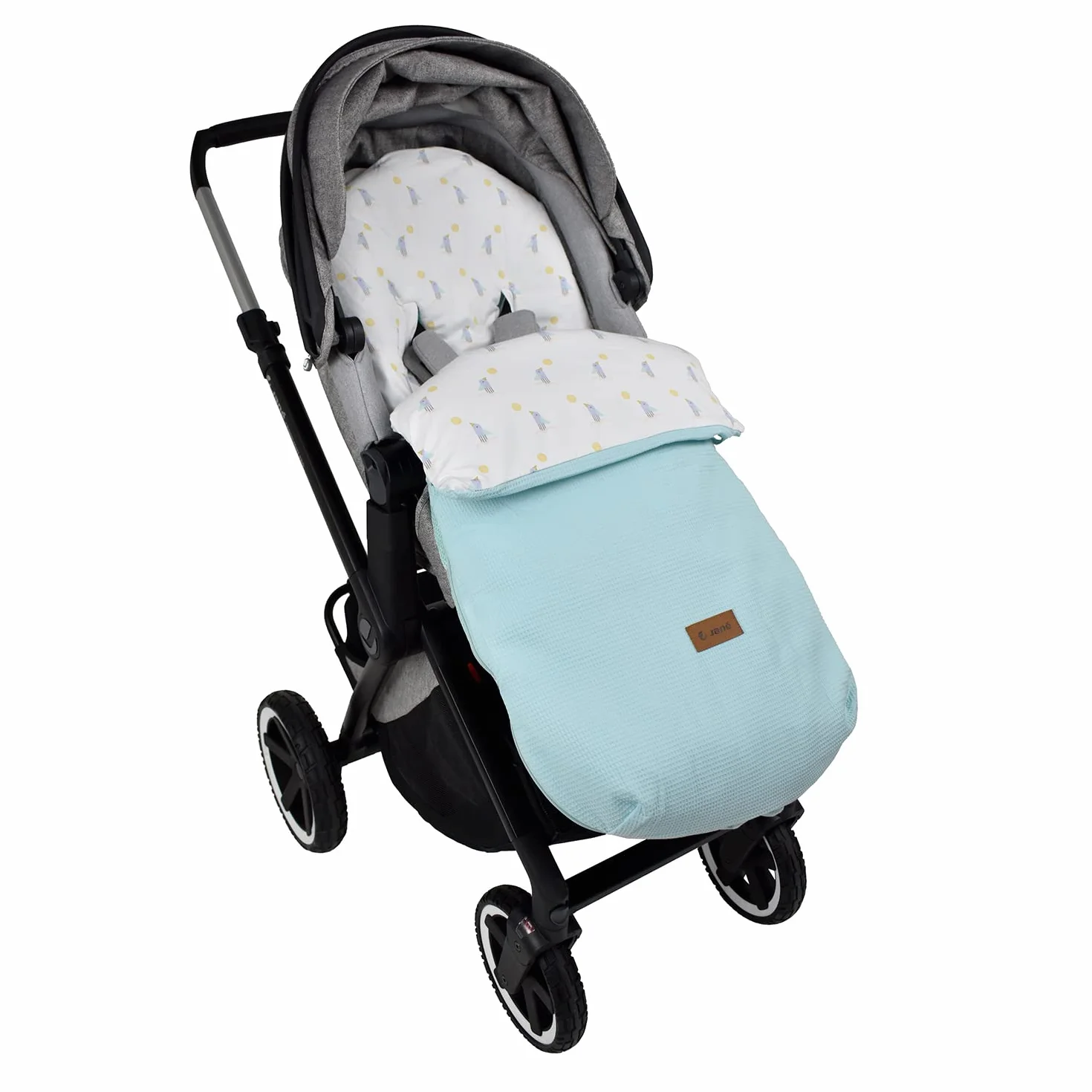 Jané Nest Plus Slight, Sacco da Mezza Stagione, Trasformabile in Materassino, Cinghie di Chiusura, Cotone, Universale, Traspirante