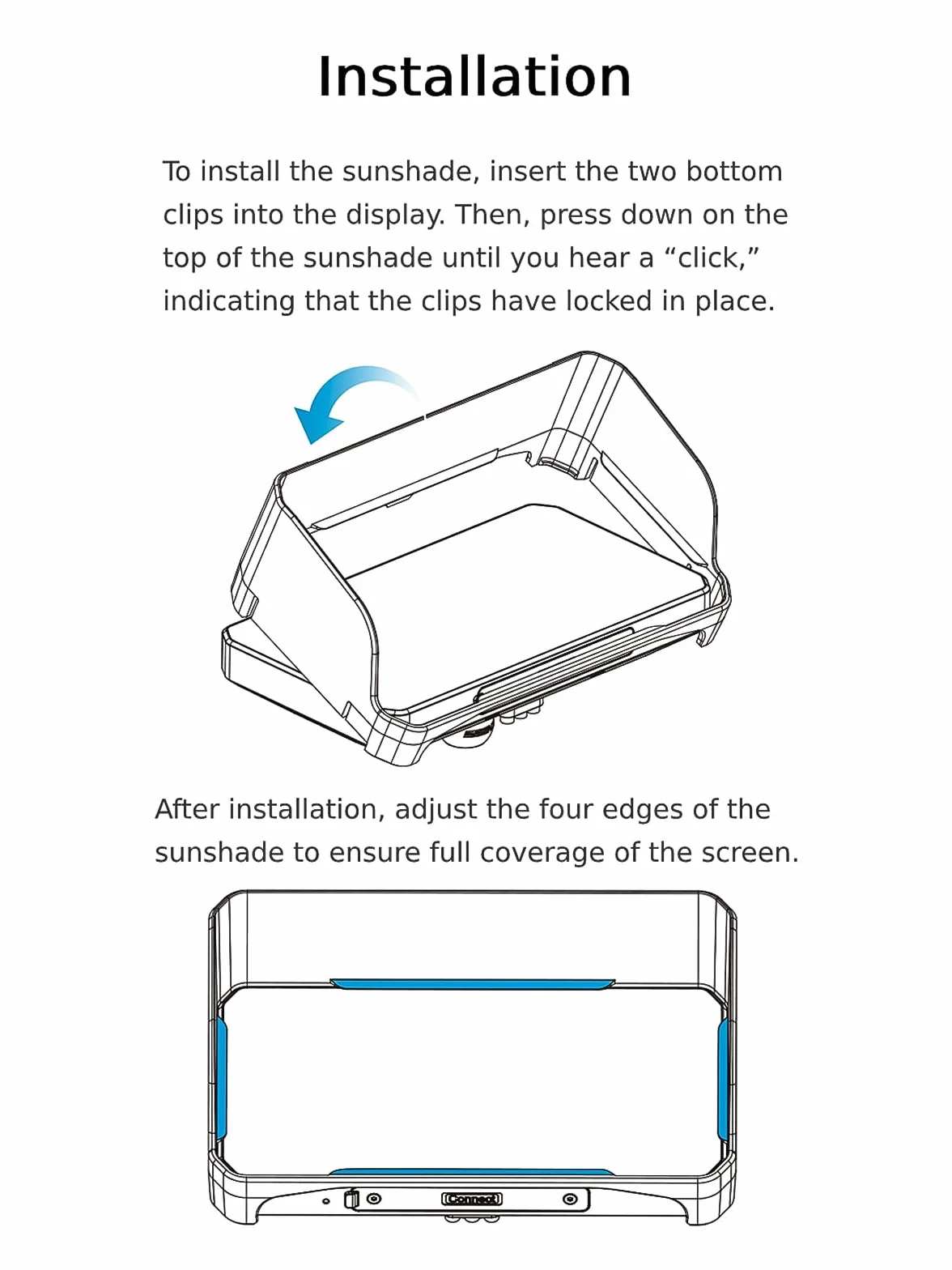 Sun Shade for CHIGEE per AIO-5 Series,CHIGEE per AIO-5 LITE AIO-5 Play