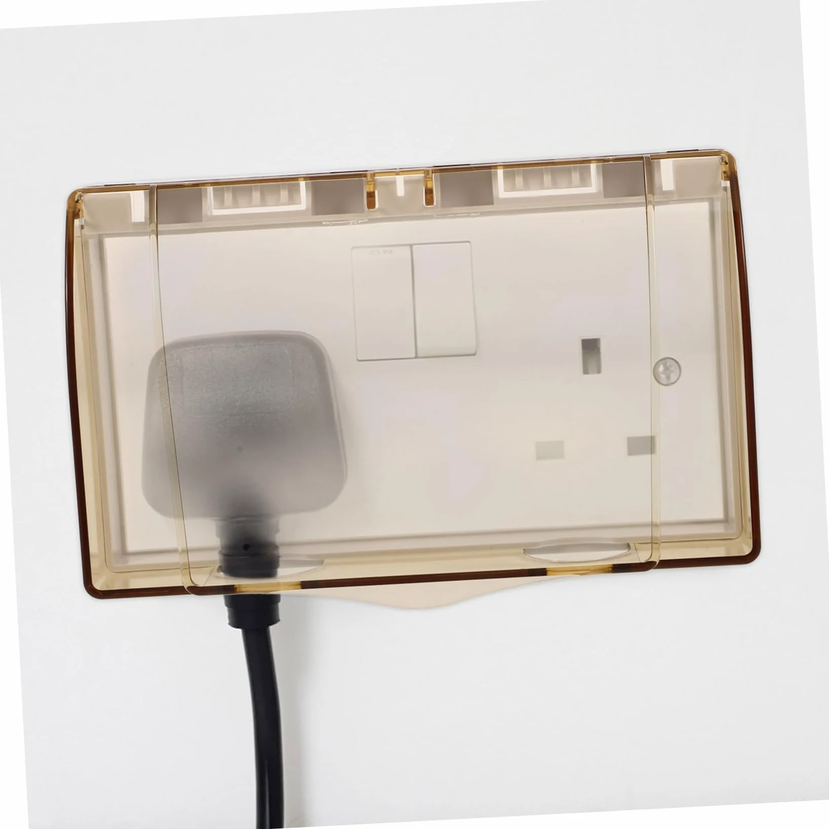NUOBESTY 5 Pezzi Copriprese Elettriche per Muro Copertura per Prese e Umidi Facile Installazione e Design Compatto Adatta per Case Uffici e Hotel