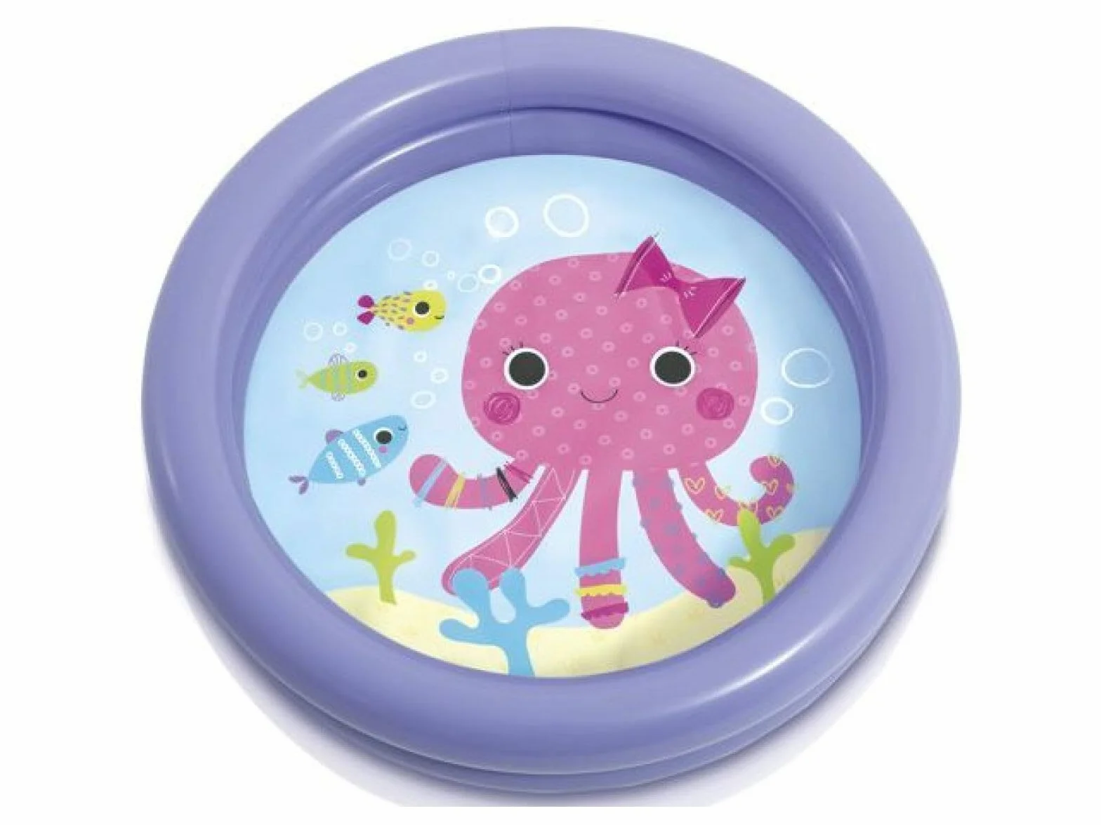 Intex 59409NP - Piscina Gonfiabile Baby con Stampa Animaletti Assortiti, 1 pezzo, Vinile, Multicolore, 61x15 cm