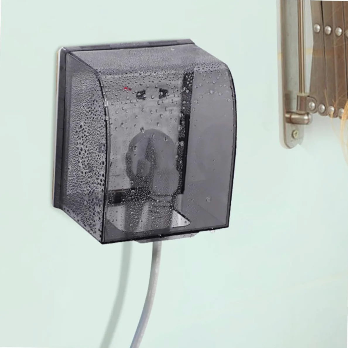 12pezzi Copripresa Esterno Protezione Elettrica Per Ambienti Esterni Facile Installazione Versatile Per Casa e Ufficio