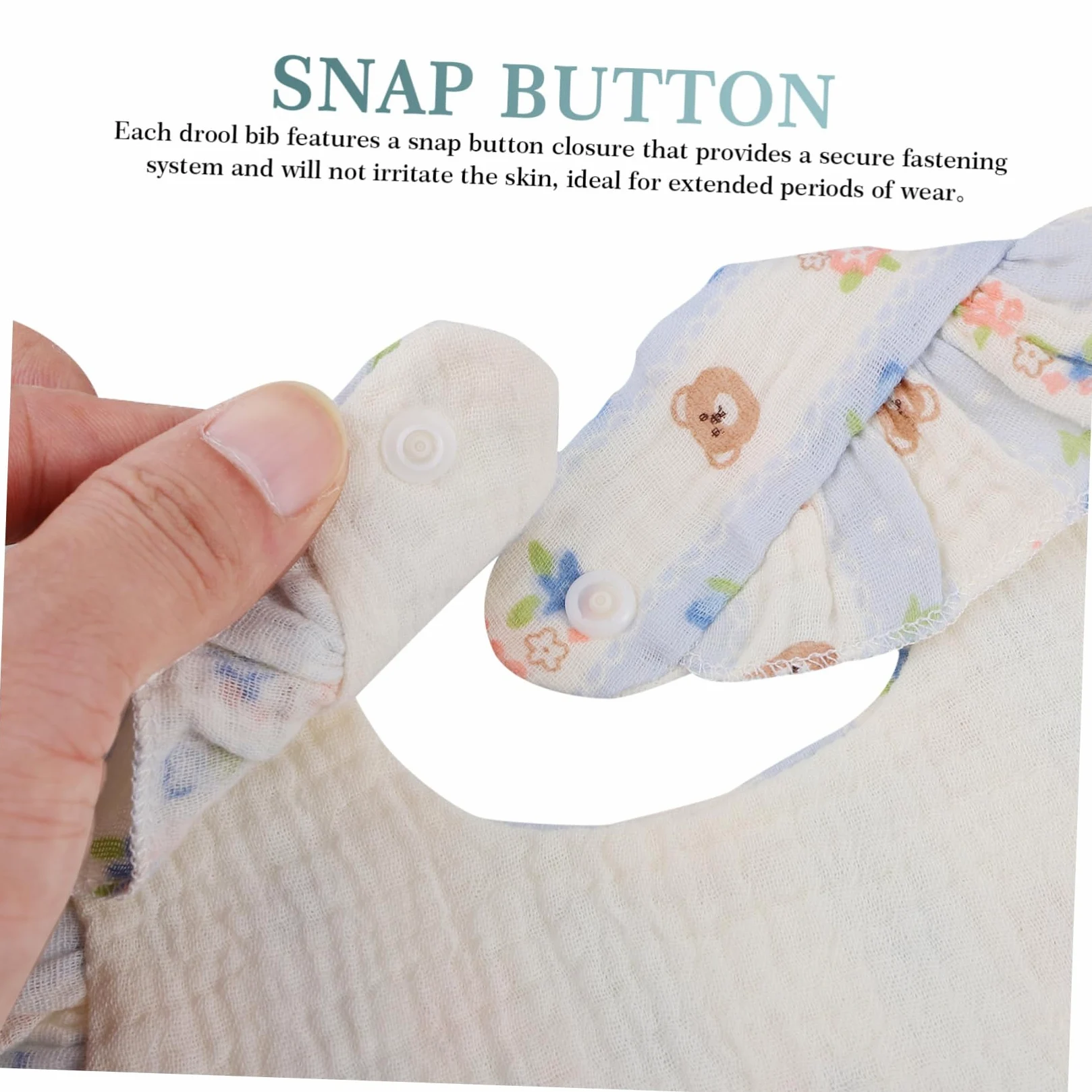 VALICLUD 12pezzi Bavaglini Per Muslin Bavaglini Assorbenti Per e Unisex Design e Chiusura Morbidi e Facili