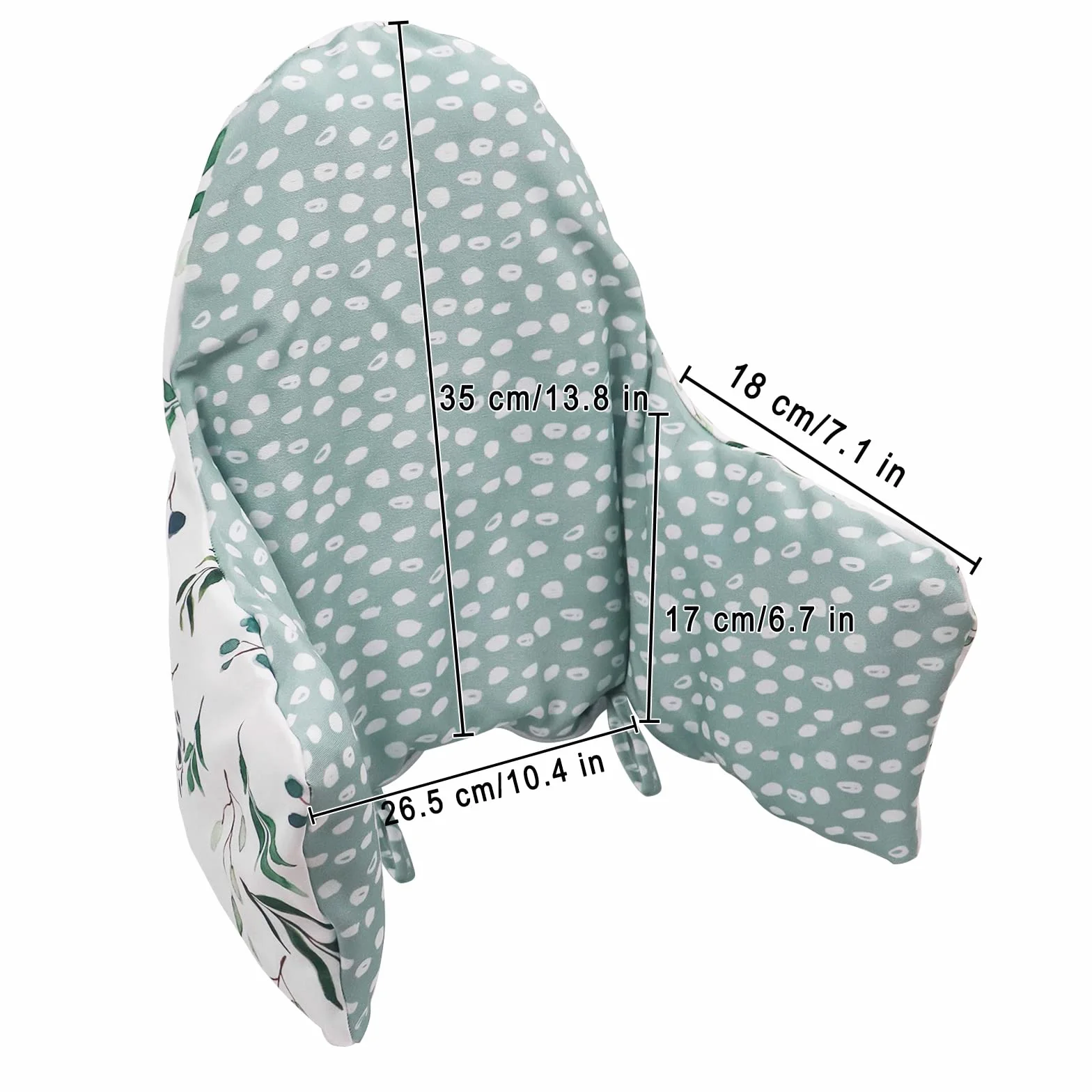 Cuscino Per Seggiolone, Cuscino Gonfiabile Incorporato, Morbido (Foglie Verdi), IKEA Antilop