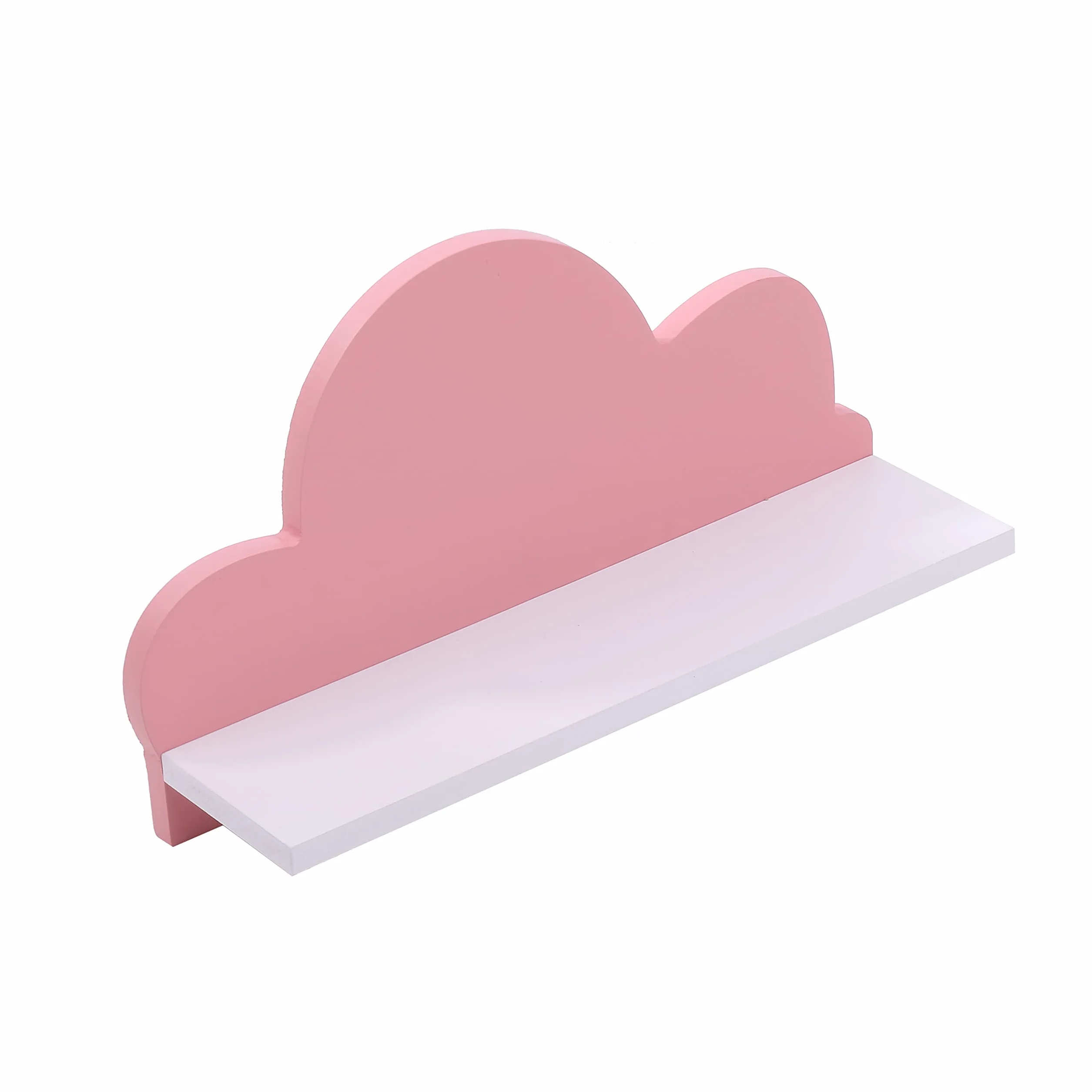Mensola a forma di nuvola rosa