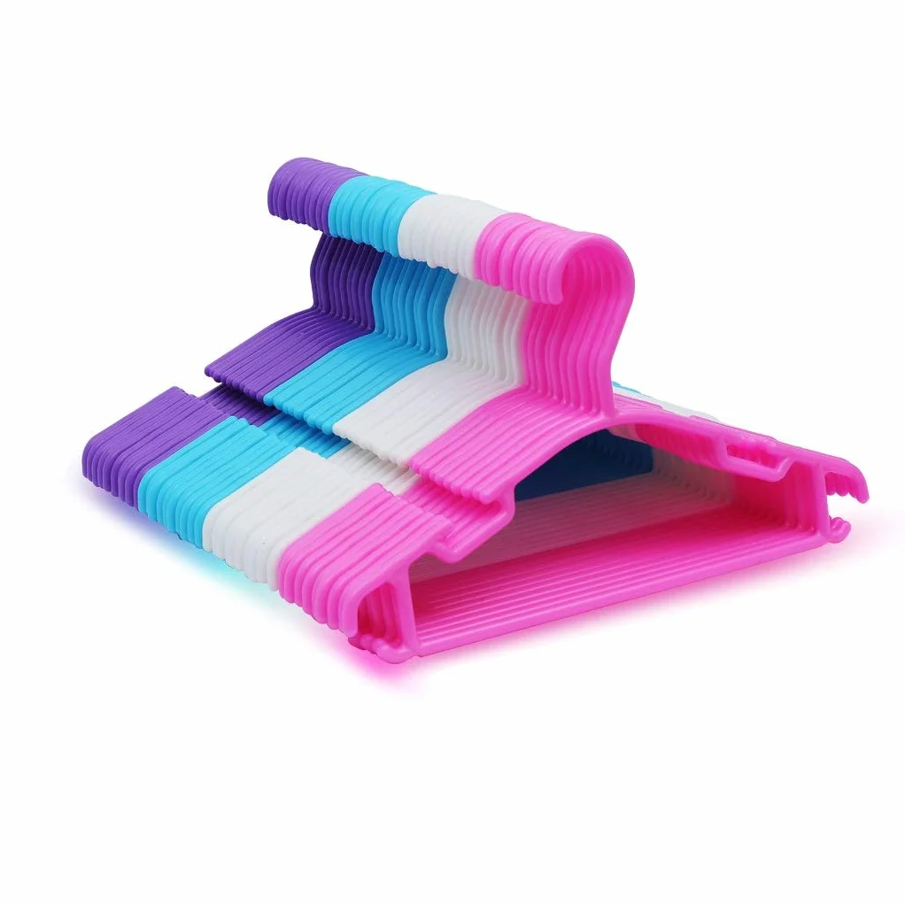 Grucce per bambini grucce resistenti per bambini e neonati Set di 40 pezzi 27CM + 10 pezzi Organizzatore