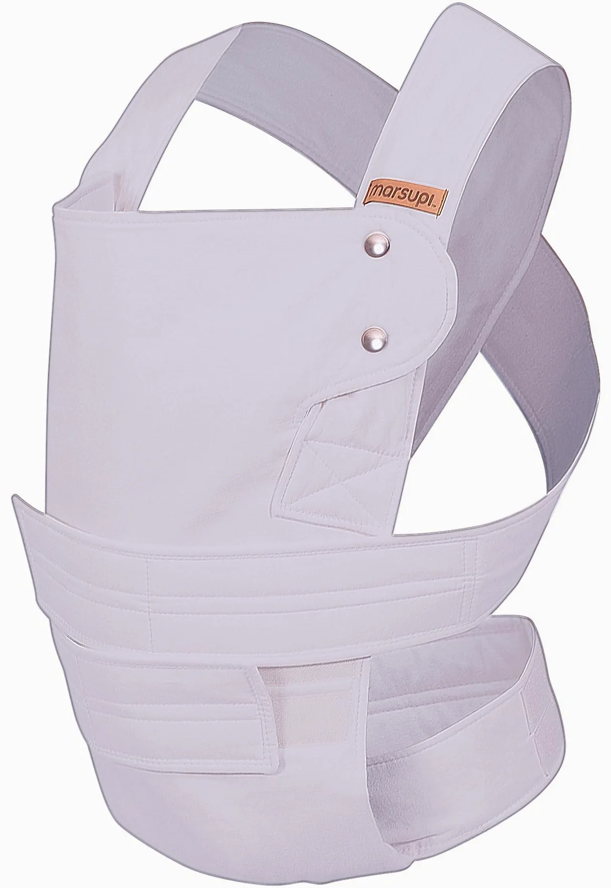 Manduca Marsupi Breeze - marsupio leggero per neonati a partire da 3,5 kg e bambini fino a 15 kg - marsupio compatto con robusto sistema in velcro, taglia L, lilla