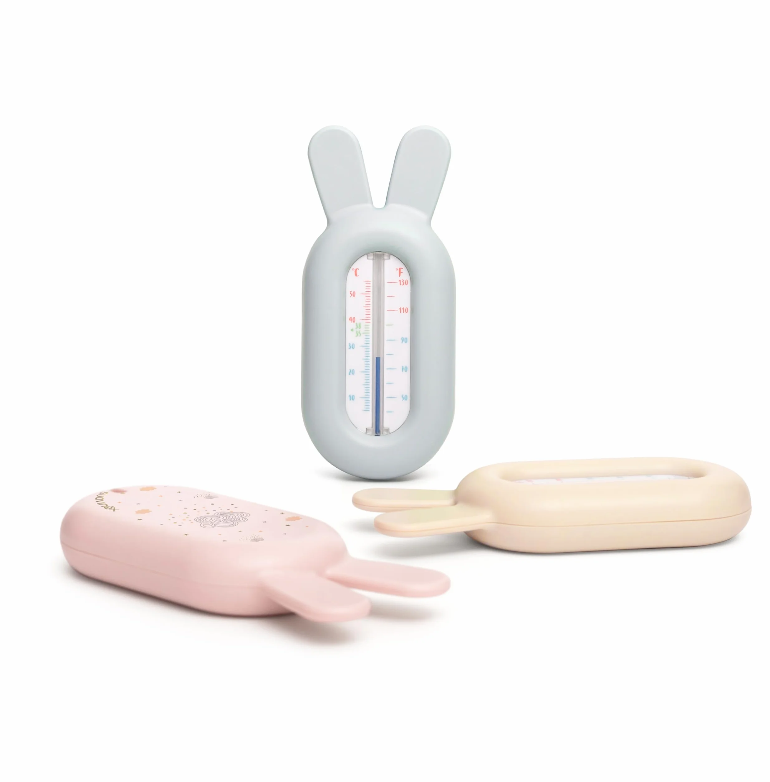 Suavinex, Termometro da bagno per bambini + 0 mesi, termometro per acqua, senza mercurio, preciso e con scala di colori, robusto e facile da difendere, Dreams blu
