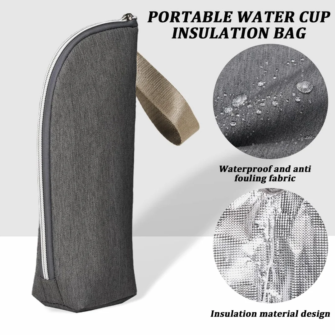 Borsa Isotermica Thermos Portatile Grigio