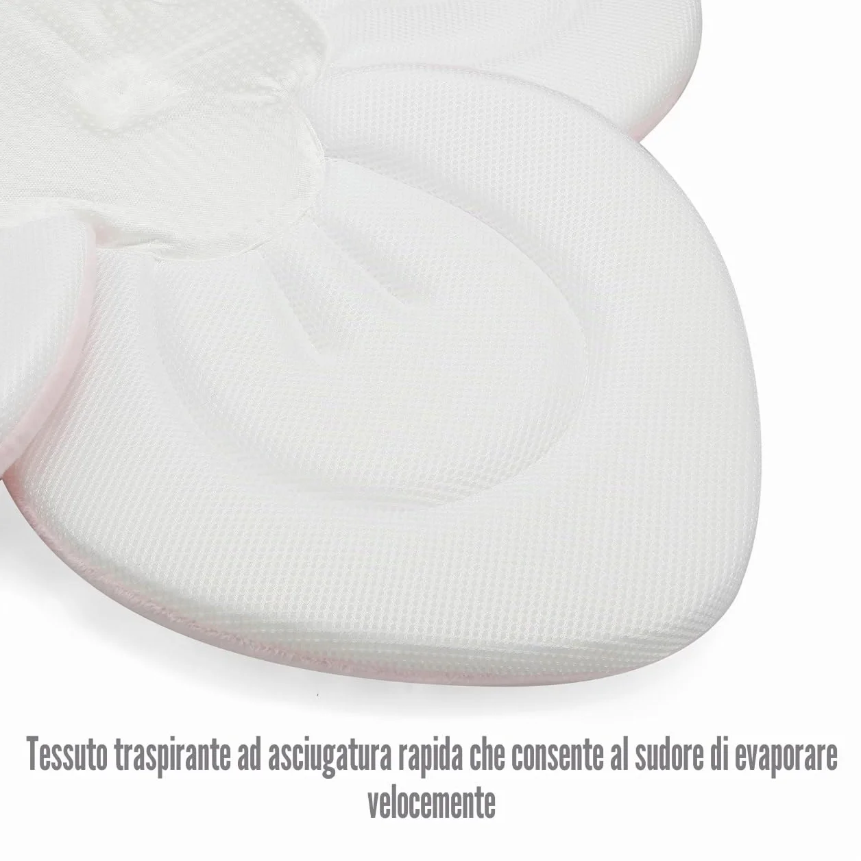 PandaEar Pad da Bagno per Bambini Neonati | Petali di Fiore Morbidi per Vasca da Bagno, Regalo Essenziale per la Doccia (Rosa)