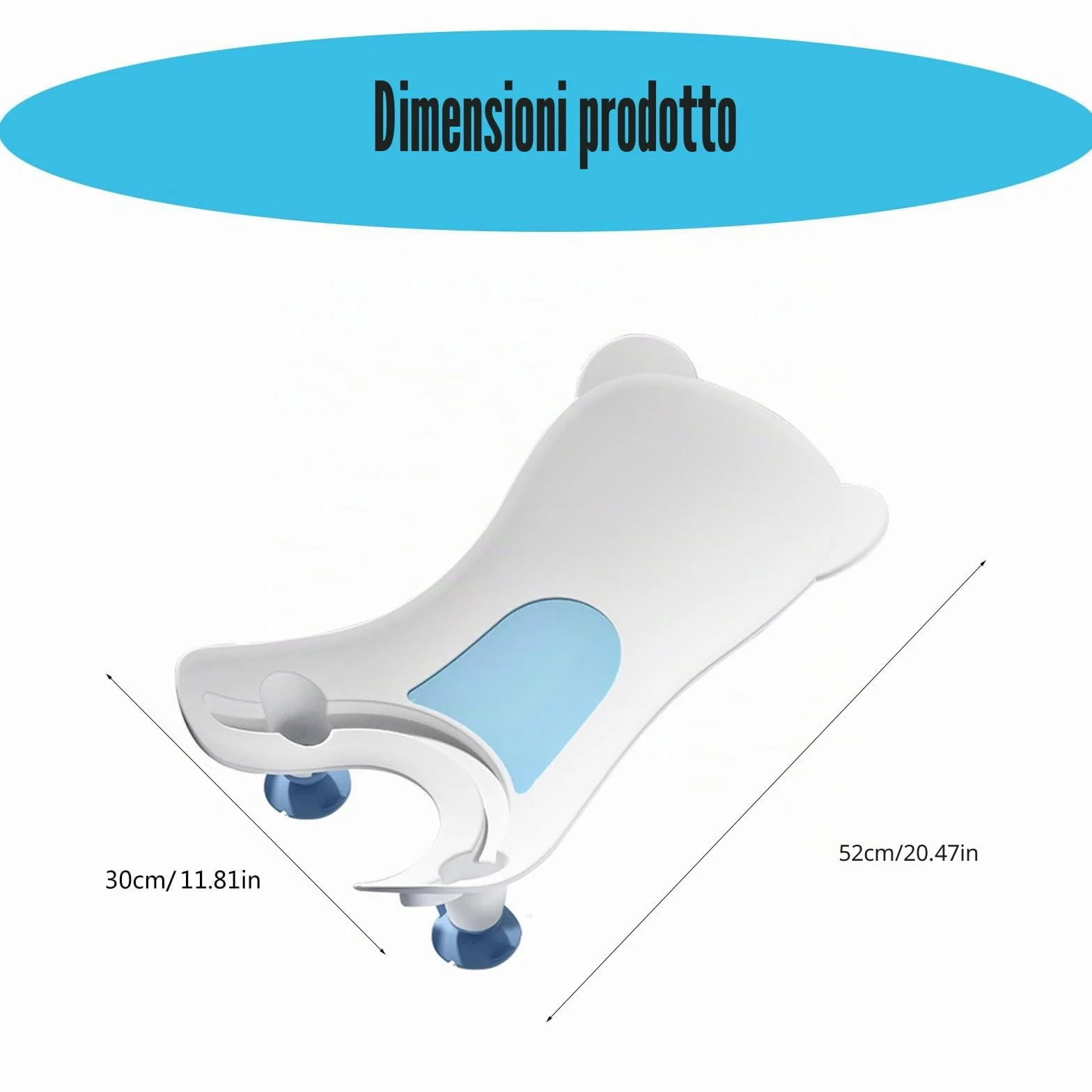 Portatile Neonato Bagno Rapido Bambino Glutei Strumento di Lavaggio per Contatore Lavandino Vasca Da