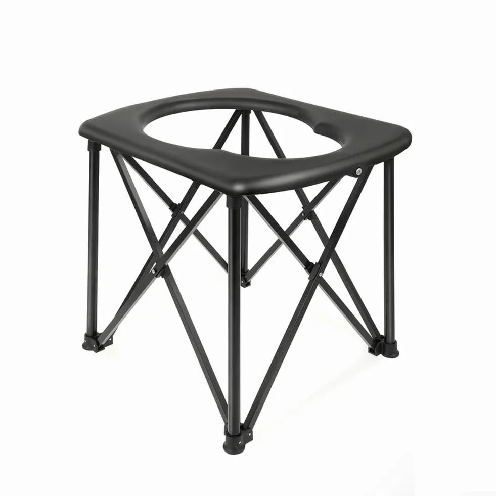 Vasino portatile da campeggio, pieghevole, per campeggio, escursionismo, pesca, camper, viaggi, telaio in lega di alluminio leggero, capacità 158,8 kg,