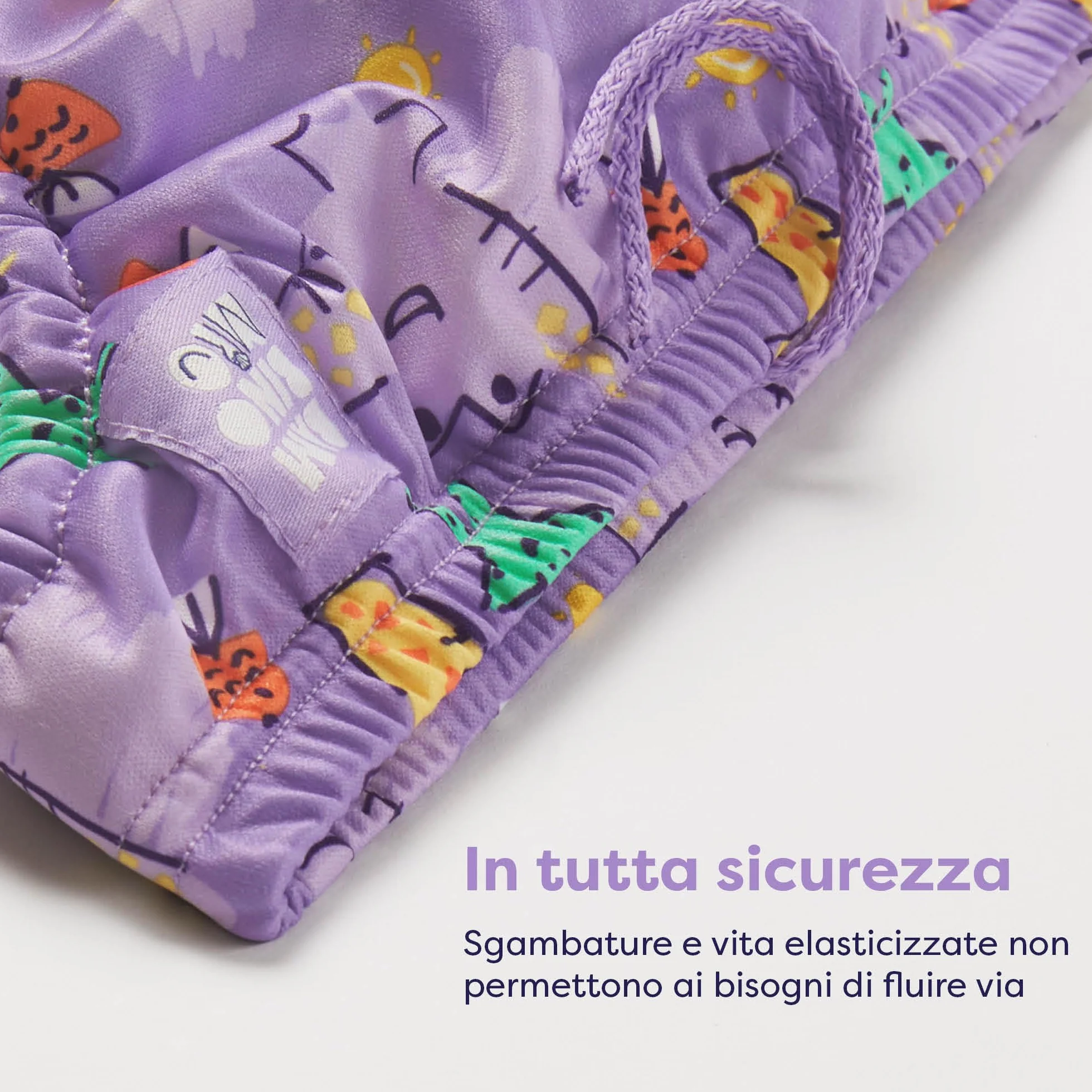 Bambino Mio, Costumino Contenitivo, A Prova di Perdite, Stiloso e Leggero, Tropicale, Confezione da 3, Piccolo (0-6 Mesi)